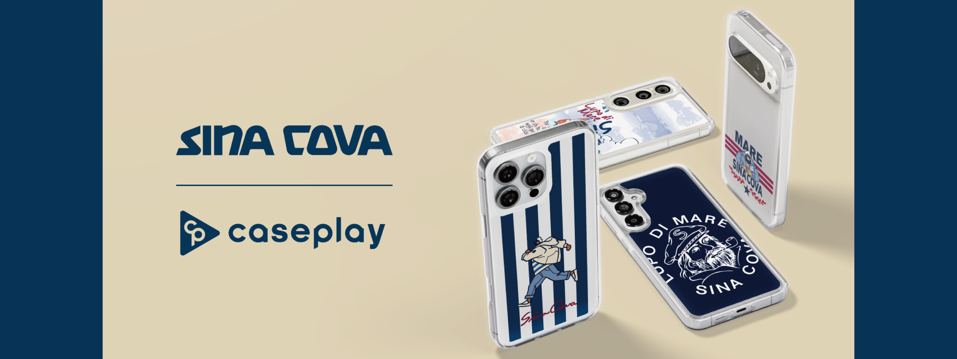 【SINA COVA直営店】スマートフォンケース(CASEPLAY)店舗販売スタート!