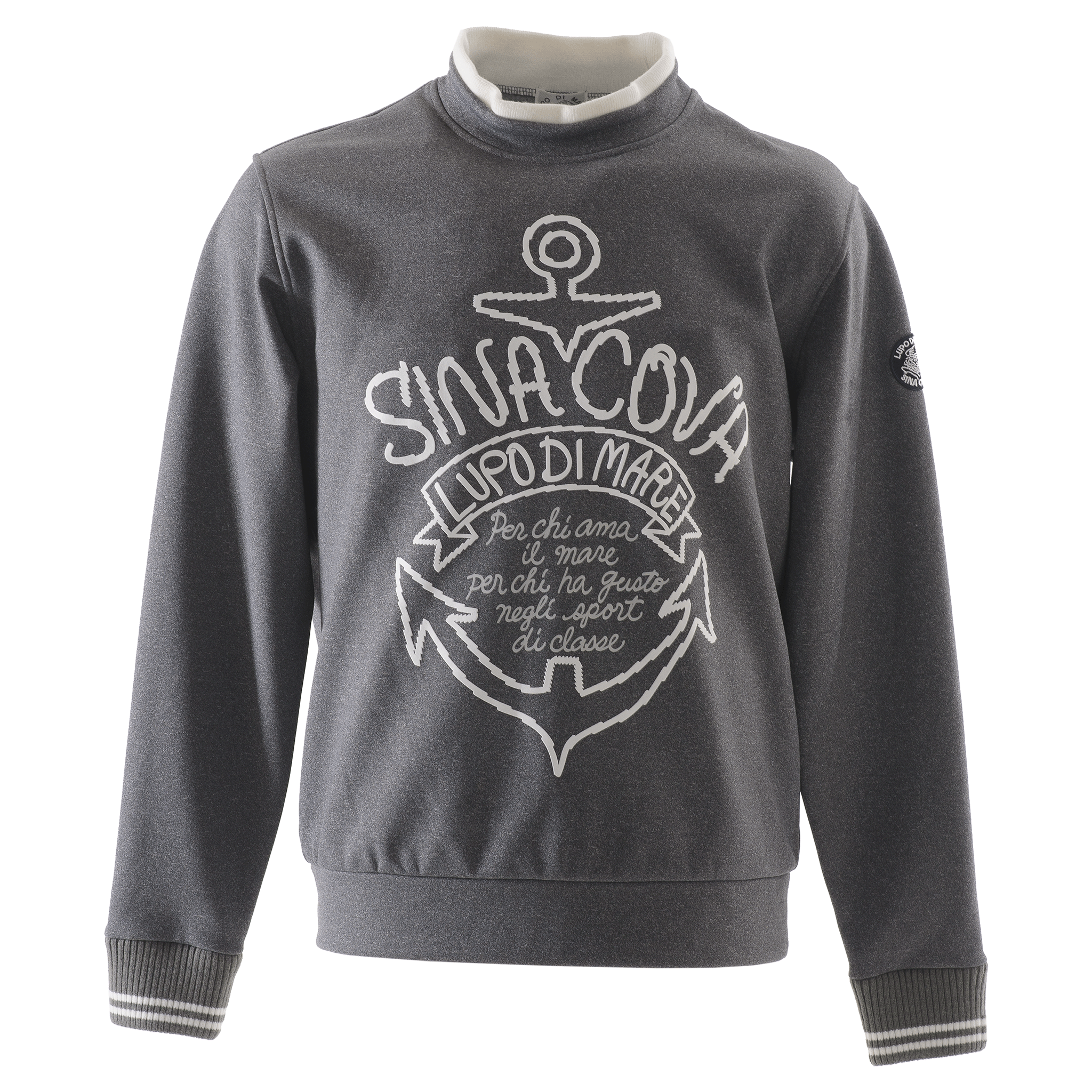 【公式】シナコバ (SINA COVA) ハイネックプルオーバー 23250040 グレーの正面