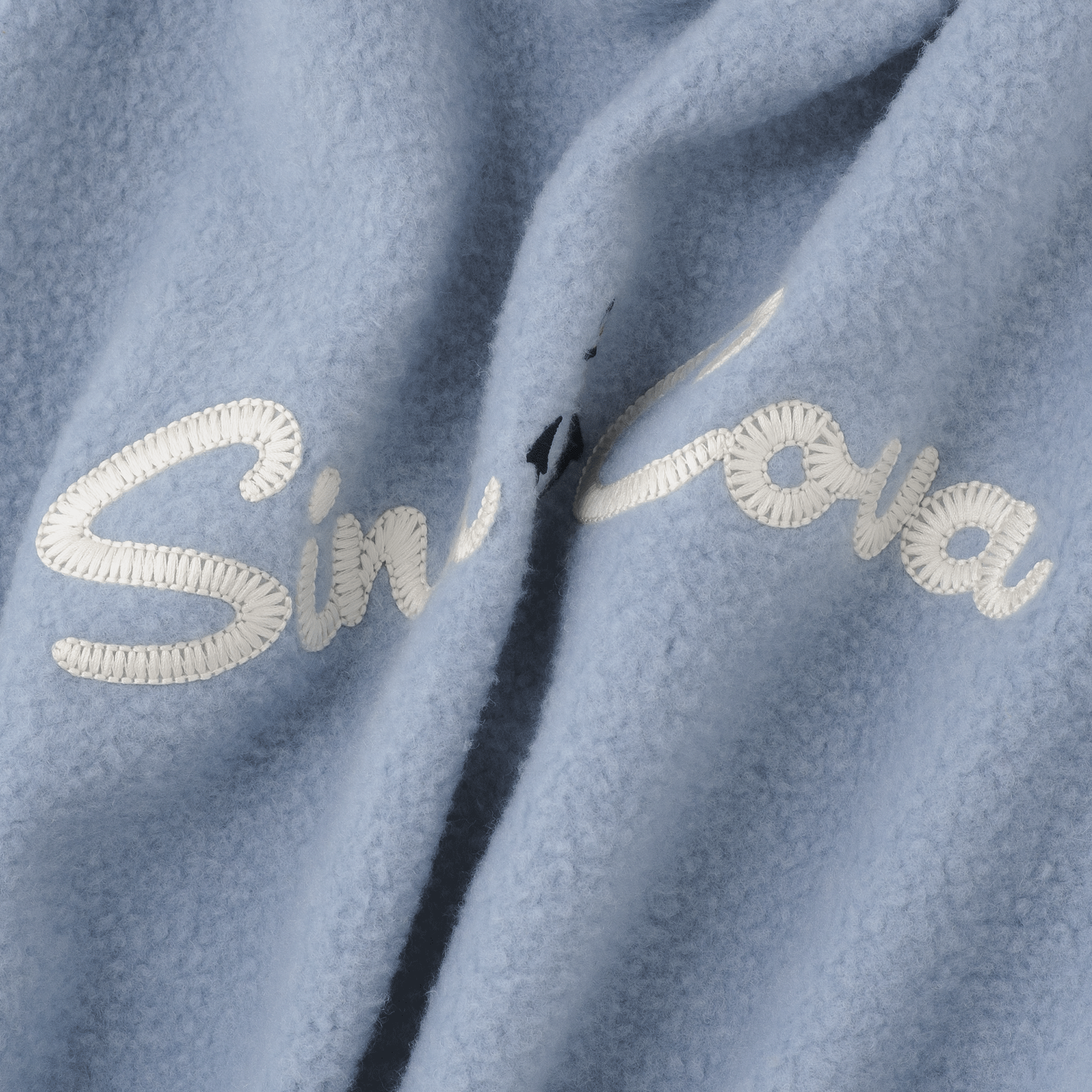 【公式】シナコバ (SINA COVA) クルーネックプルオーバー ユニセックス(男女兼用) 23210060 ブルーの素材感
