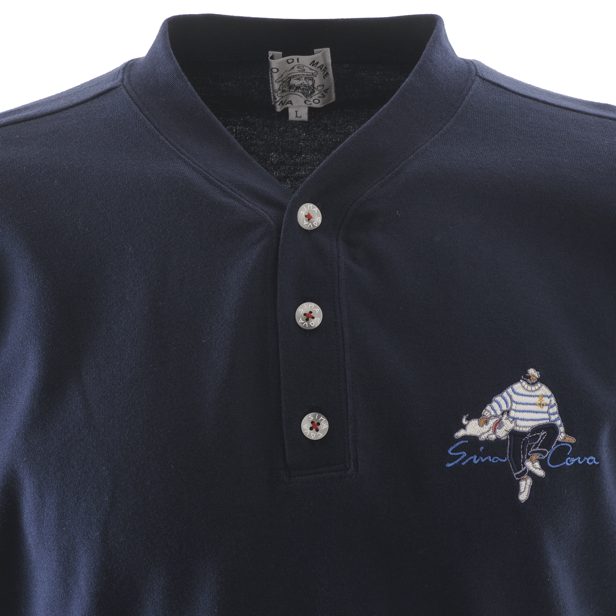 【公式】シナコバ (SINA COVA) キングサイズ ヘンリーネック長袖Tシャツ 23220016