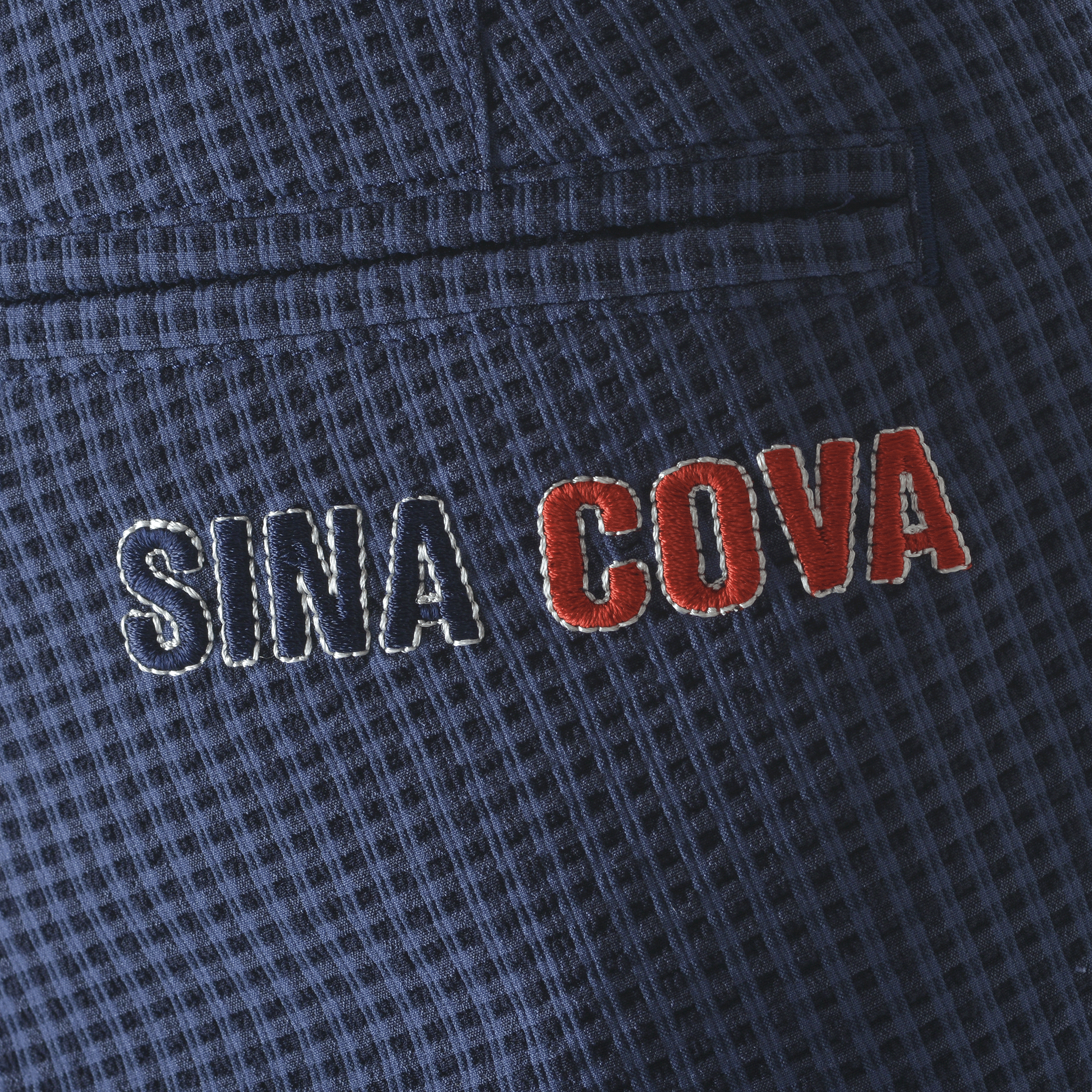 【公式】シナコバ (SINA COVA) ギンガムチェック柄 ノータックパンツ 24155040