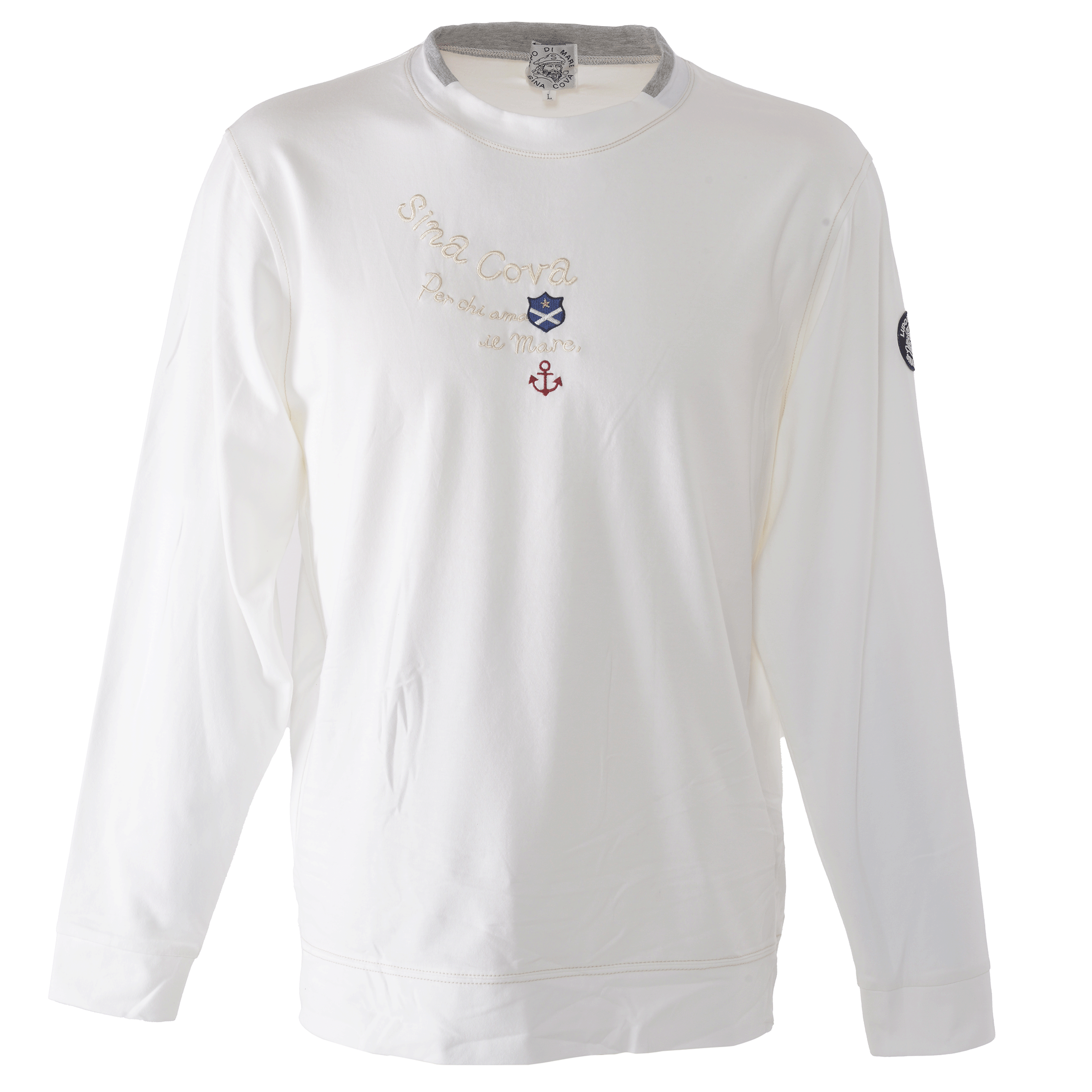 モックネック長袖Tシャツ ユニセックス(男女兼用)  24110010