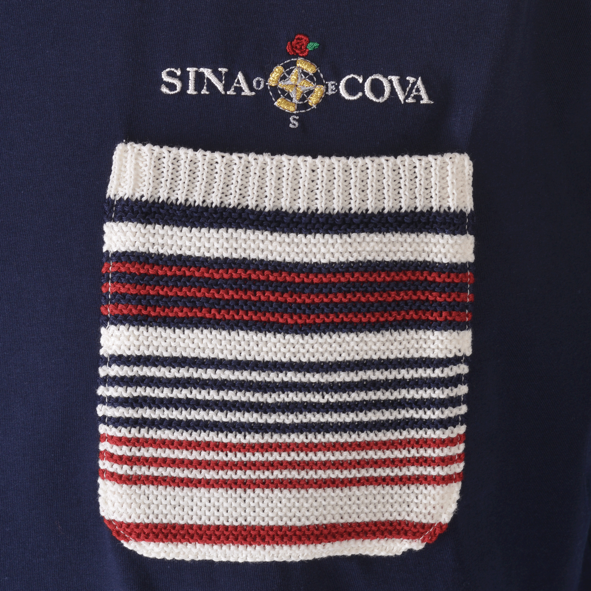【公式】シナコバ (SINA COVA)ニットポケット半袖Tシャツ ユニセックス(男女兼用) 25110620