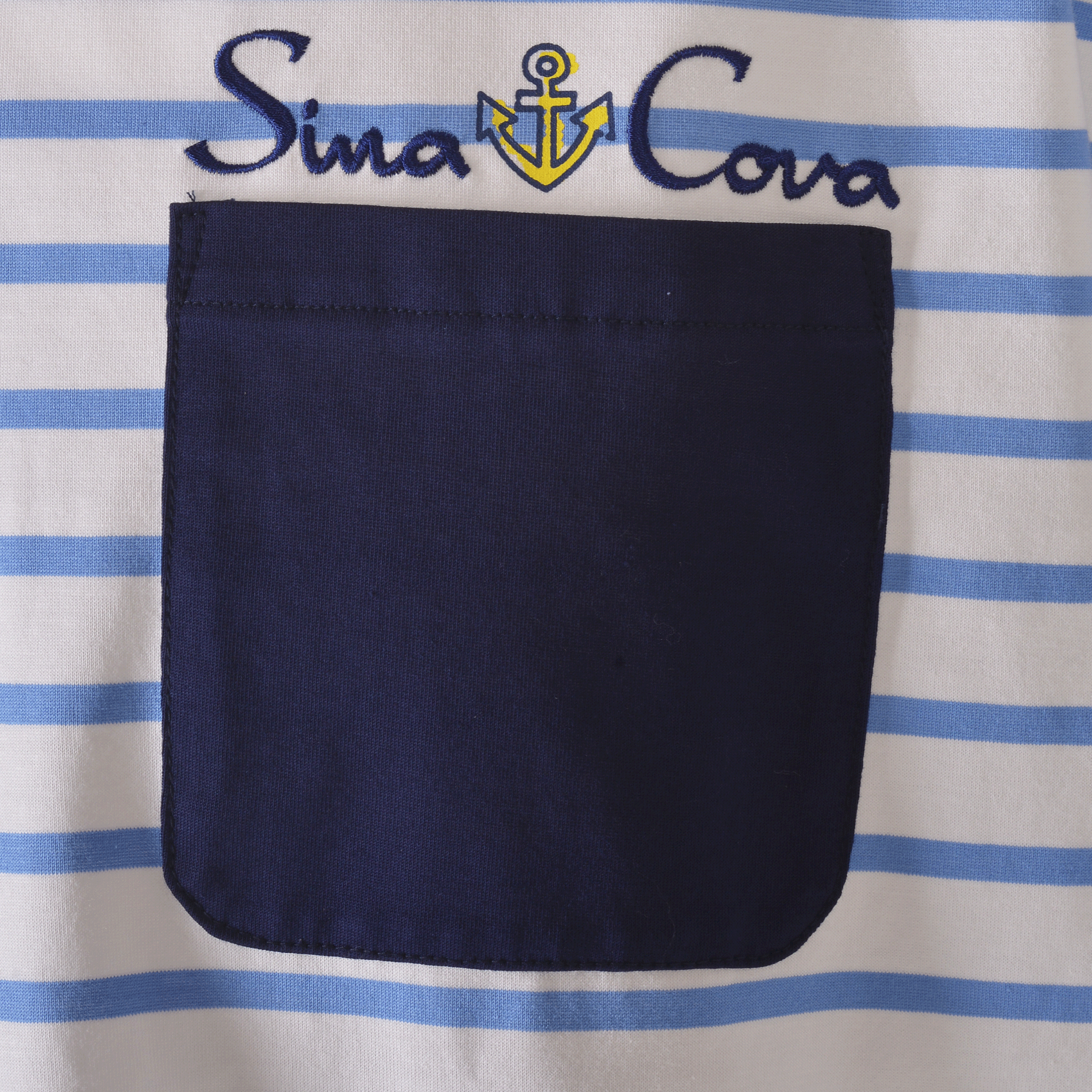 【公式】シナコバ (SINA COVA)ポケットデザインボーダー半袖Tシャツ ユニセックス(男女兼用)25110540