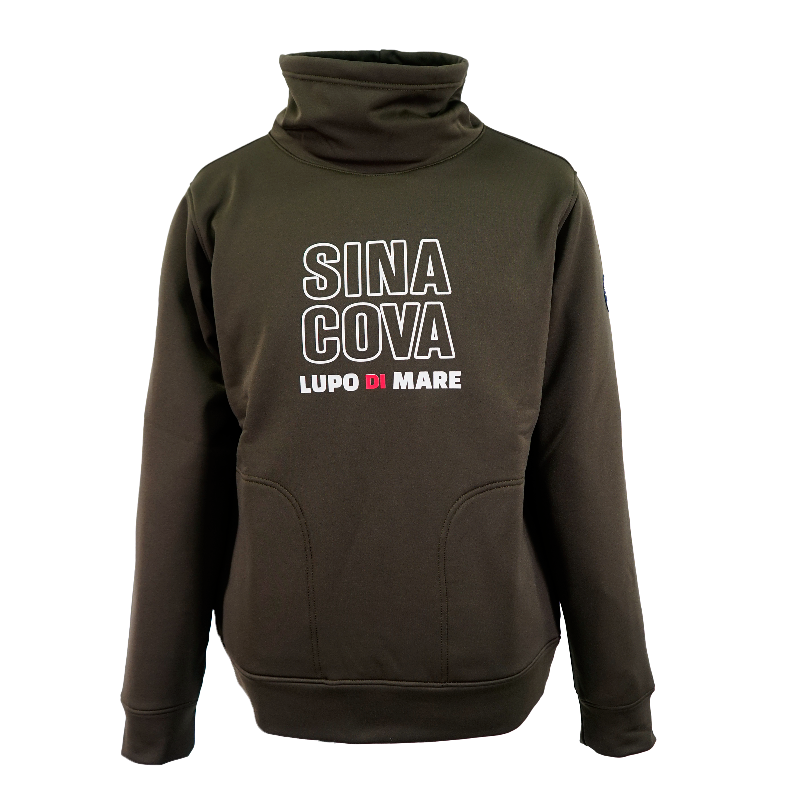 【公式】シナコバ (SINA COVA) スヌードトレーナー ユニセックス(男女兼用)23250030 カーキの正面