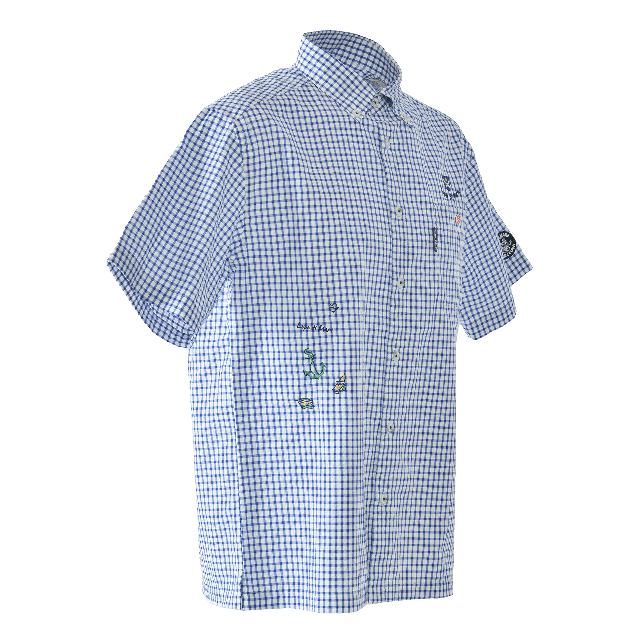 Short-sleeved button-down shirt 26114520