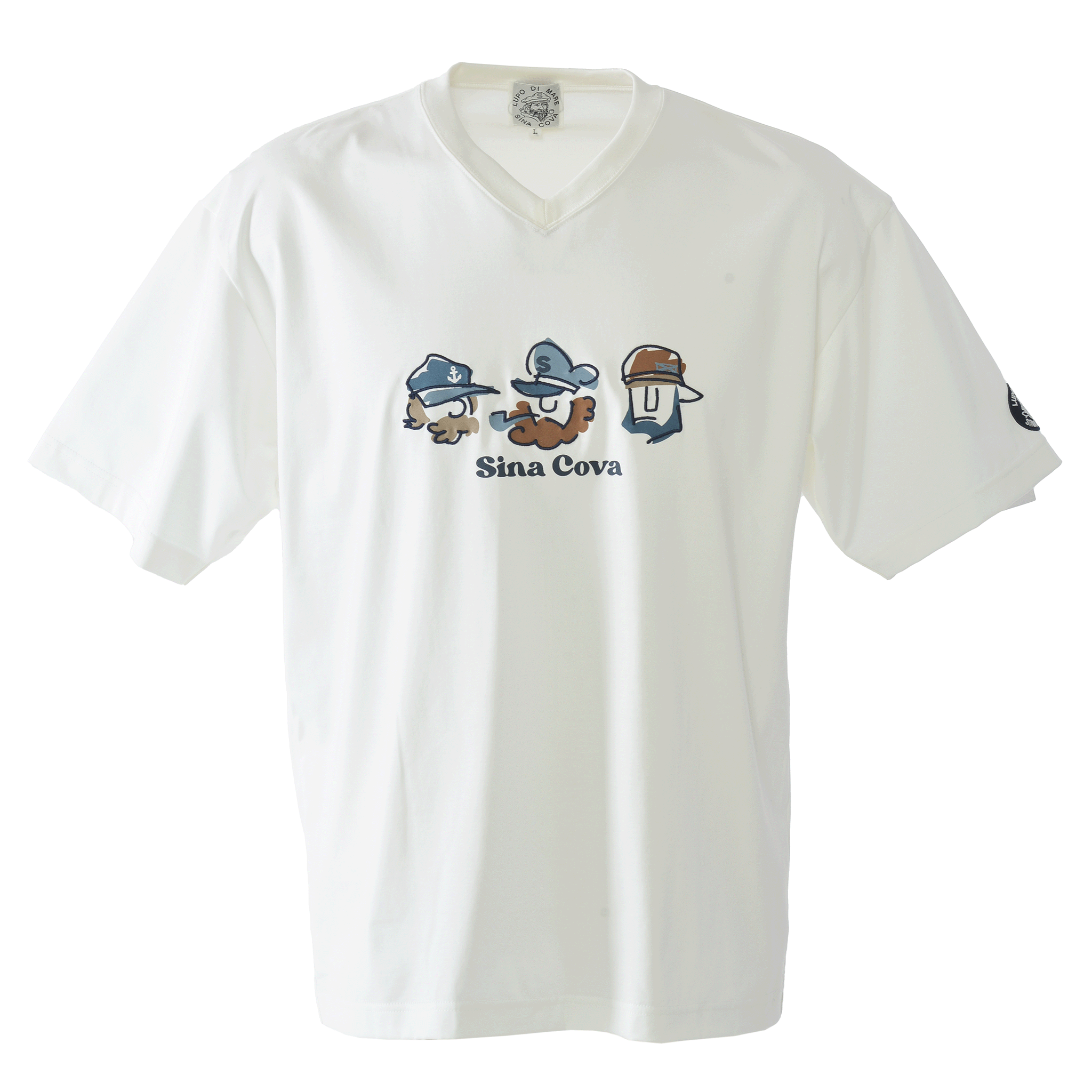 V-neck short-sleeved T-shirt 26120560