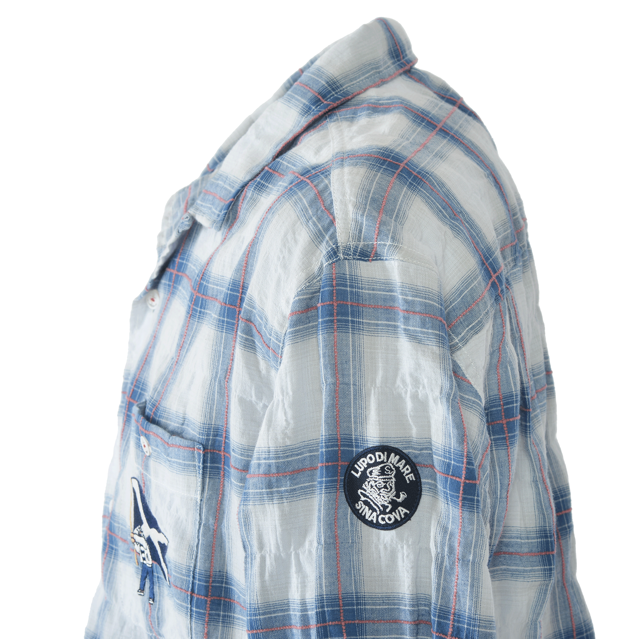 長袖開領襯衫 26124030