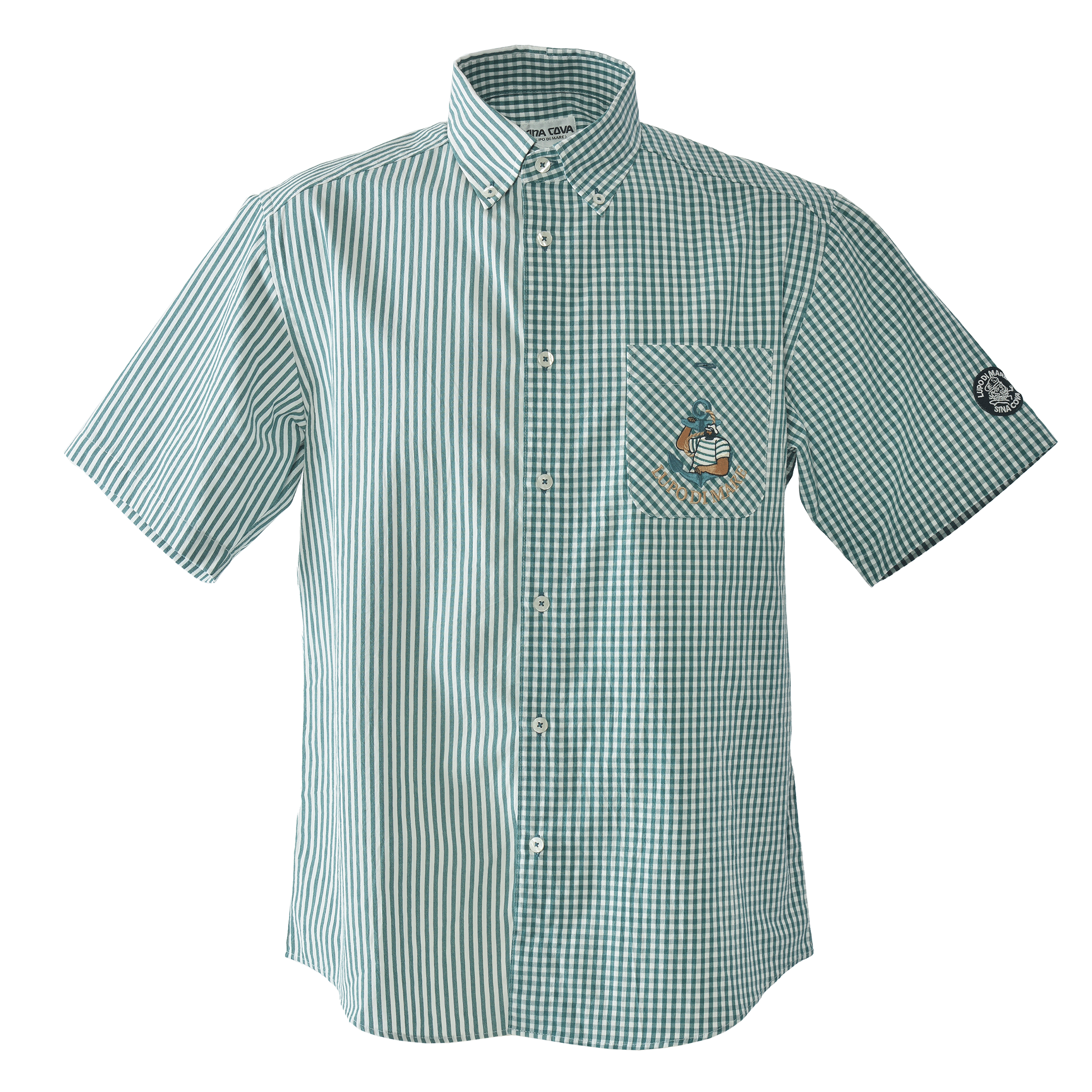 Short-sleeved button-down shirt 26124510
