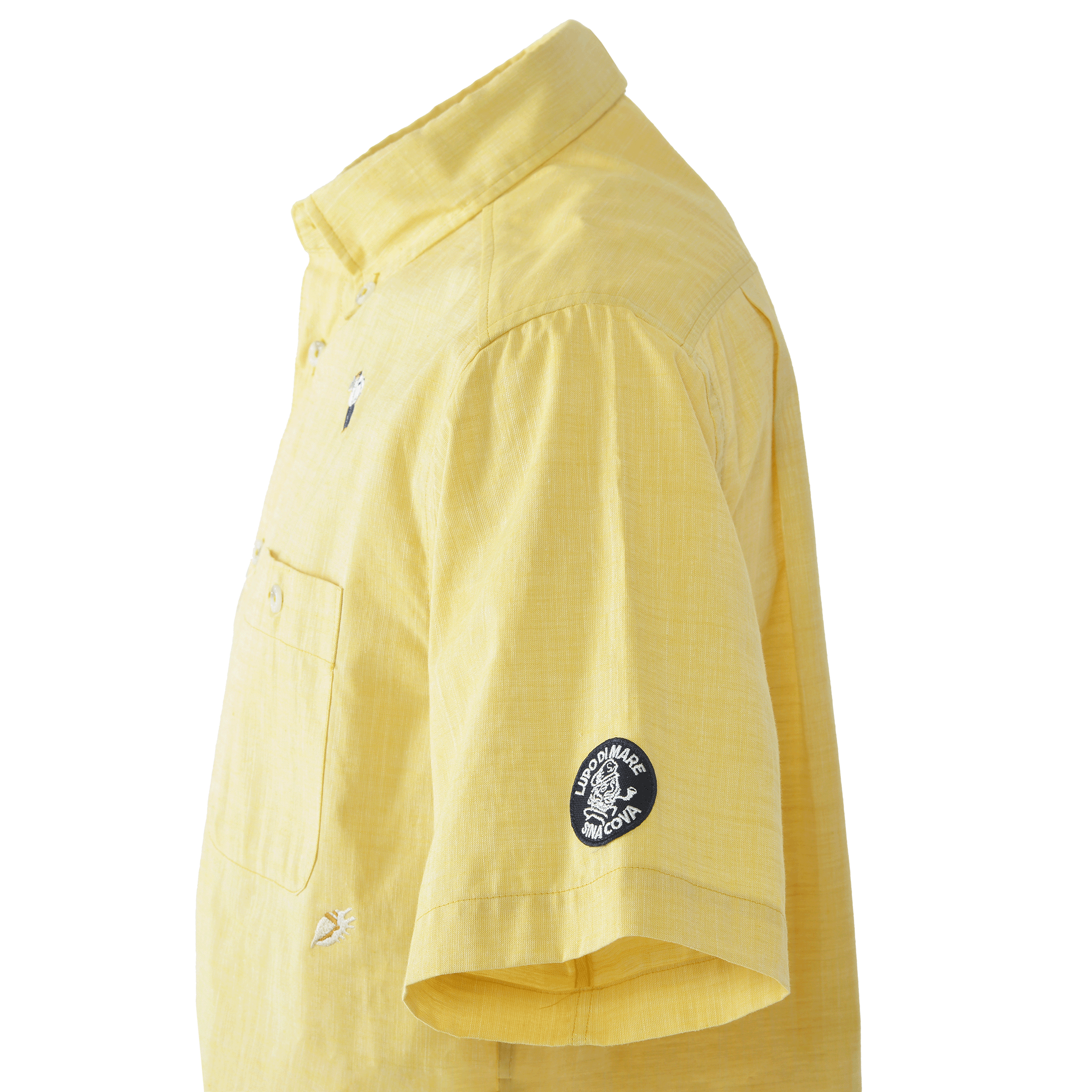 特大號短袖扣環襯衫 26124556