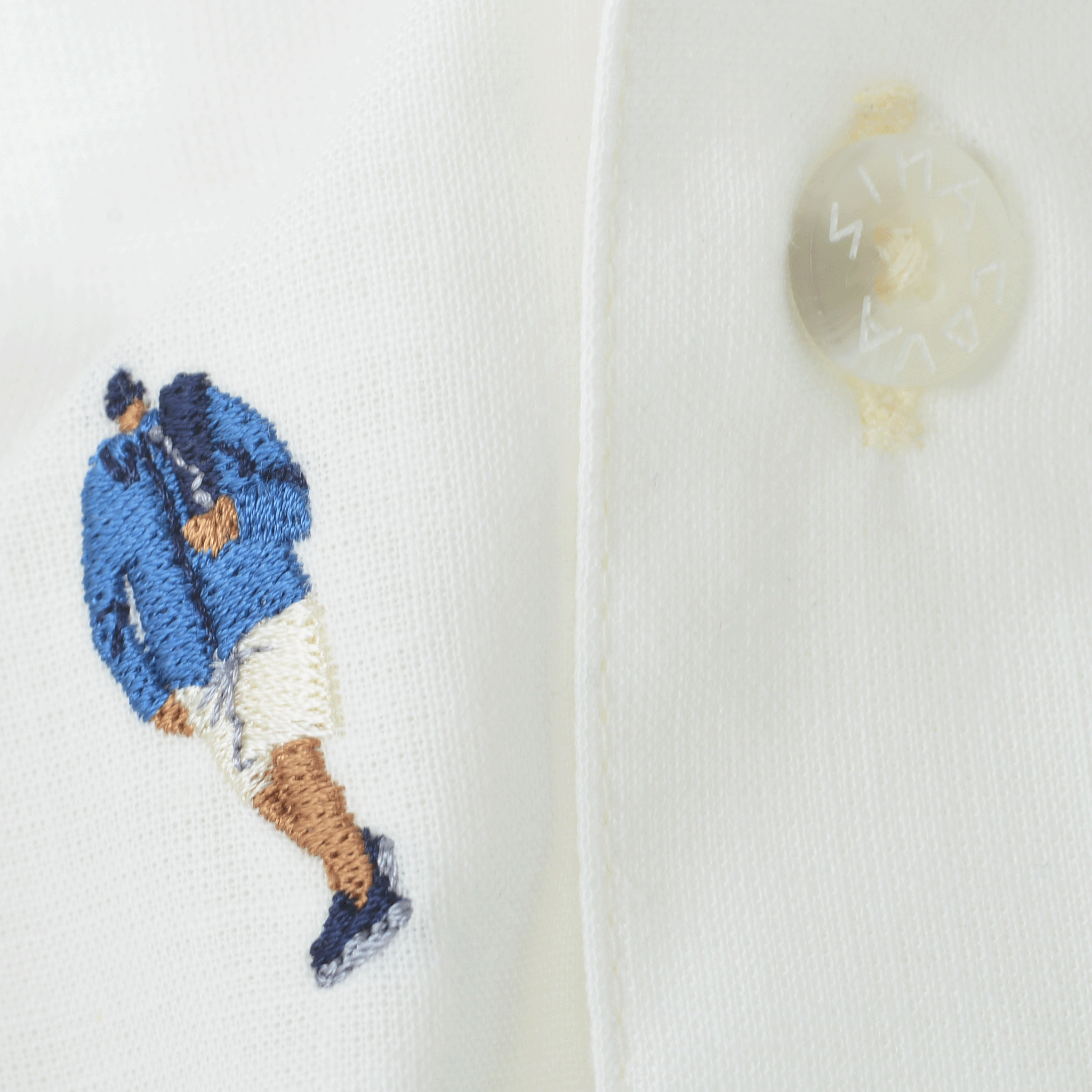 特大號短袖扣環襯衫 26124556