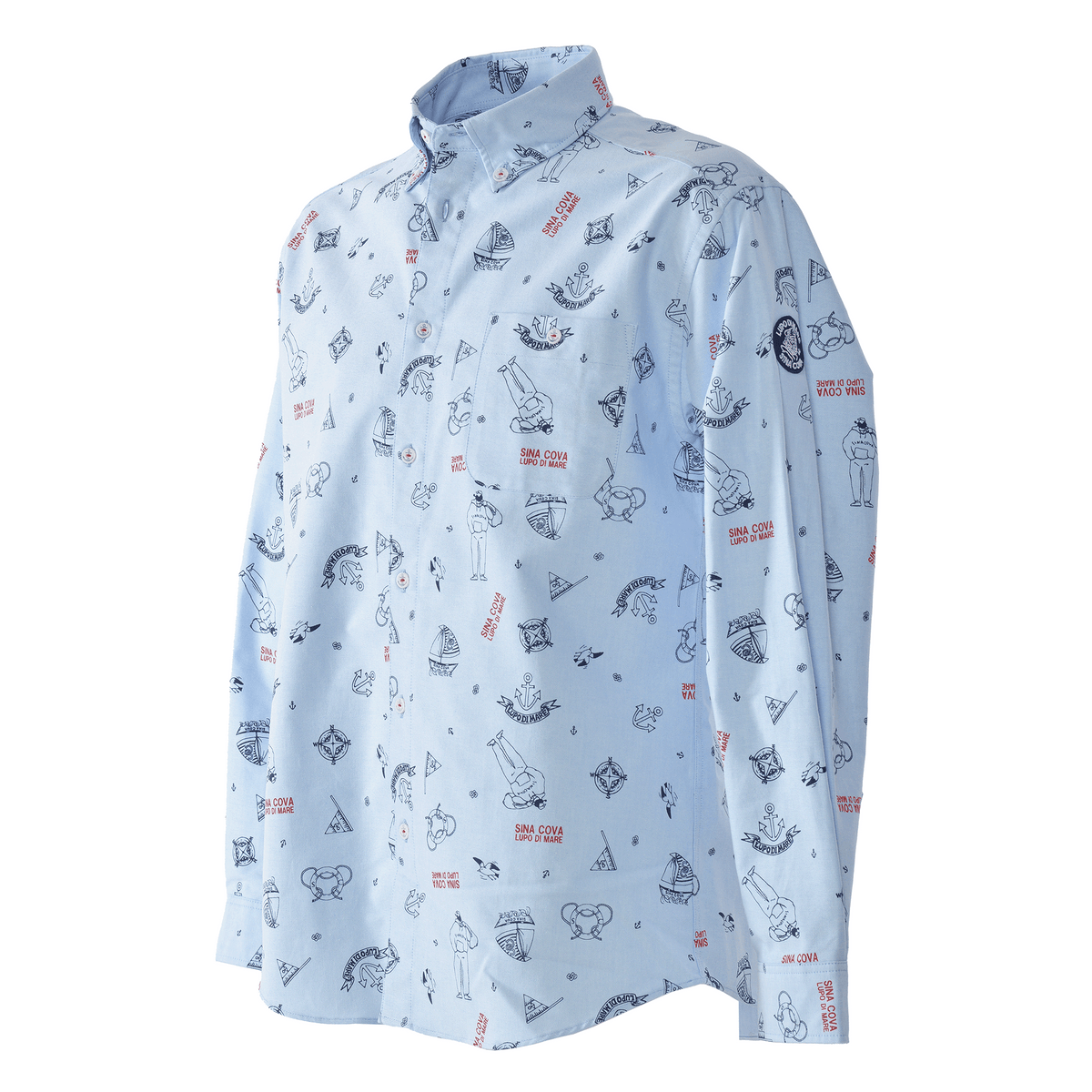 Long-sleeve Button-down Shirt 26224030