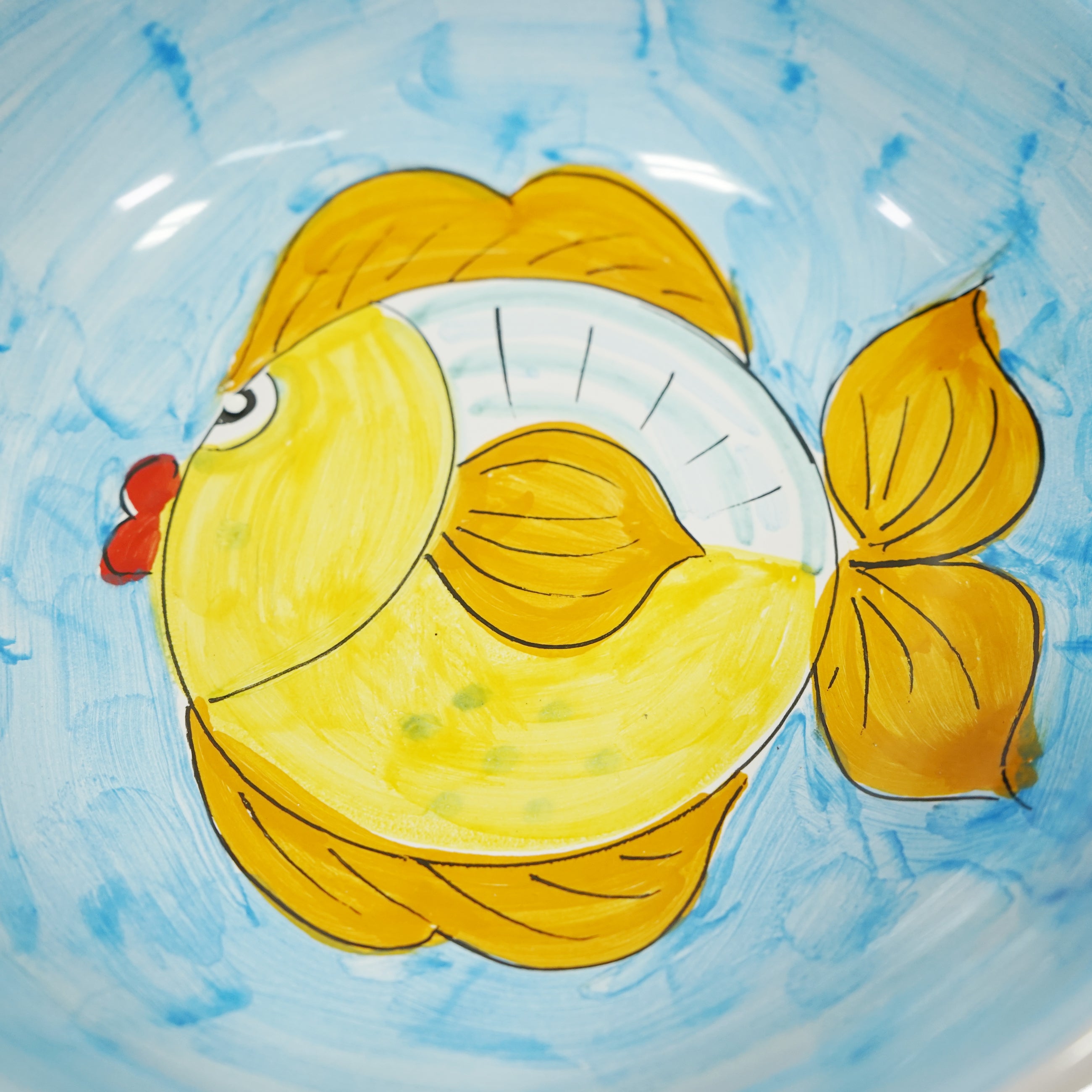 動物紋碗 (Cheramix) 魚B (天藍色) 18cm 57003090