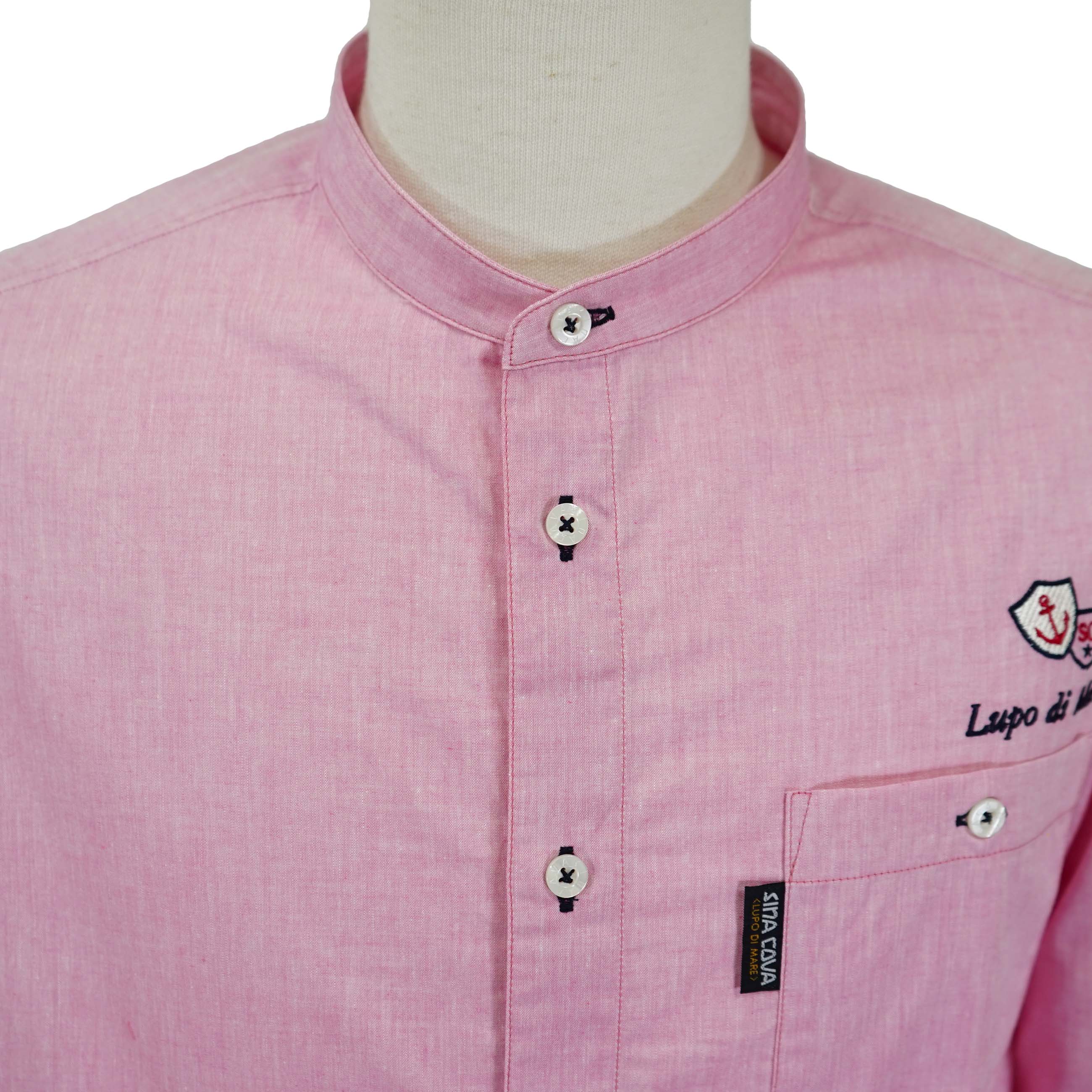 【アウトレット】シナコバ (SINA COVA) バンドカラーシャツ 22124030