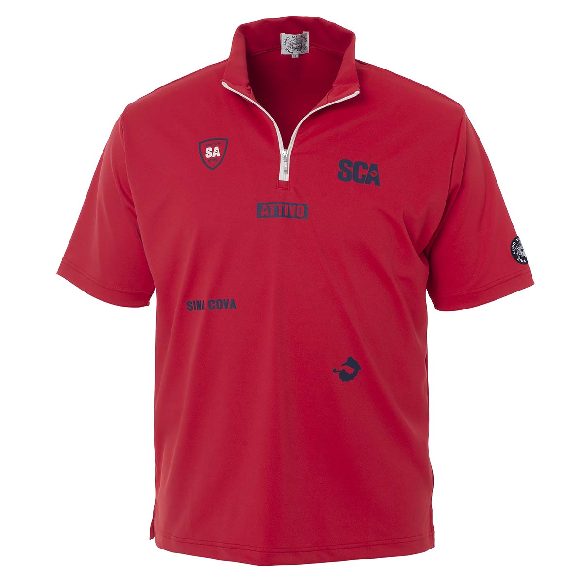 【アウトレット】シナコバ (SINA COVA)ハーフZIP半袖シャツ 21150520