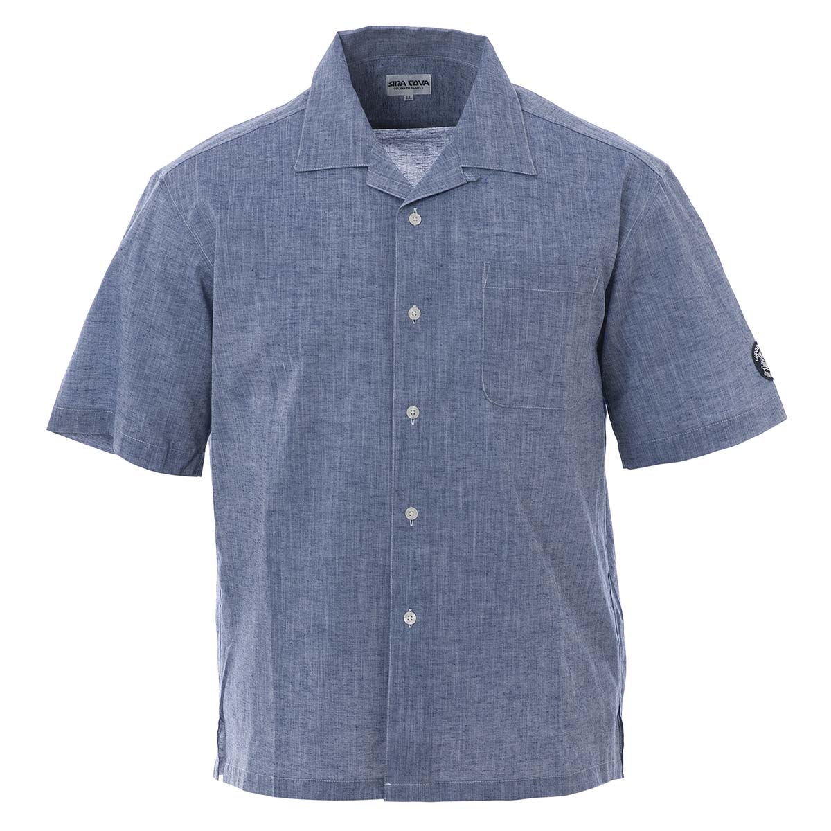 【アウトレット】シナコバ (SINA COVA) 半袖 オープンカラーシャツ 21134520