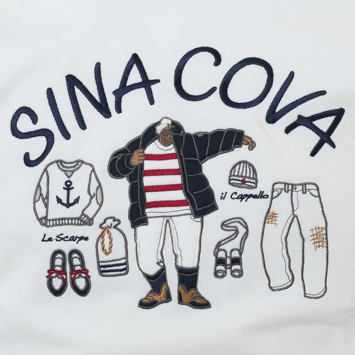 【公式】シナコバ(SINA COVA)クルーネックトレーナー 21220040
