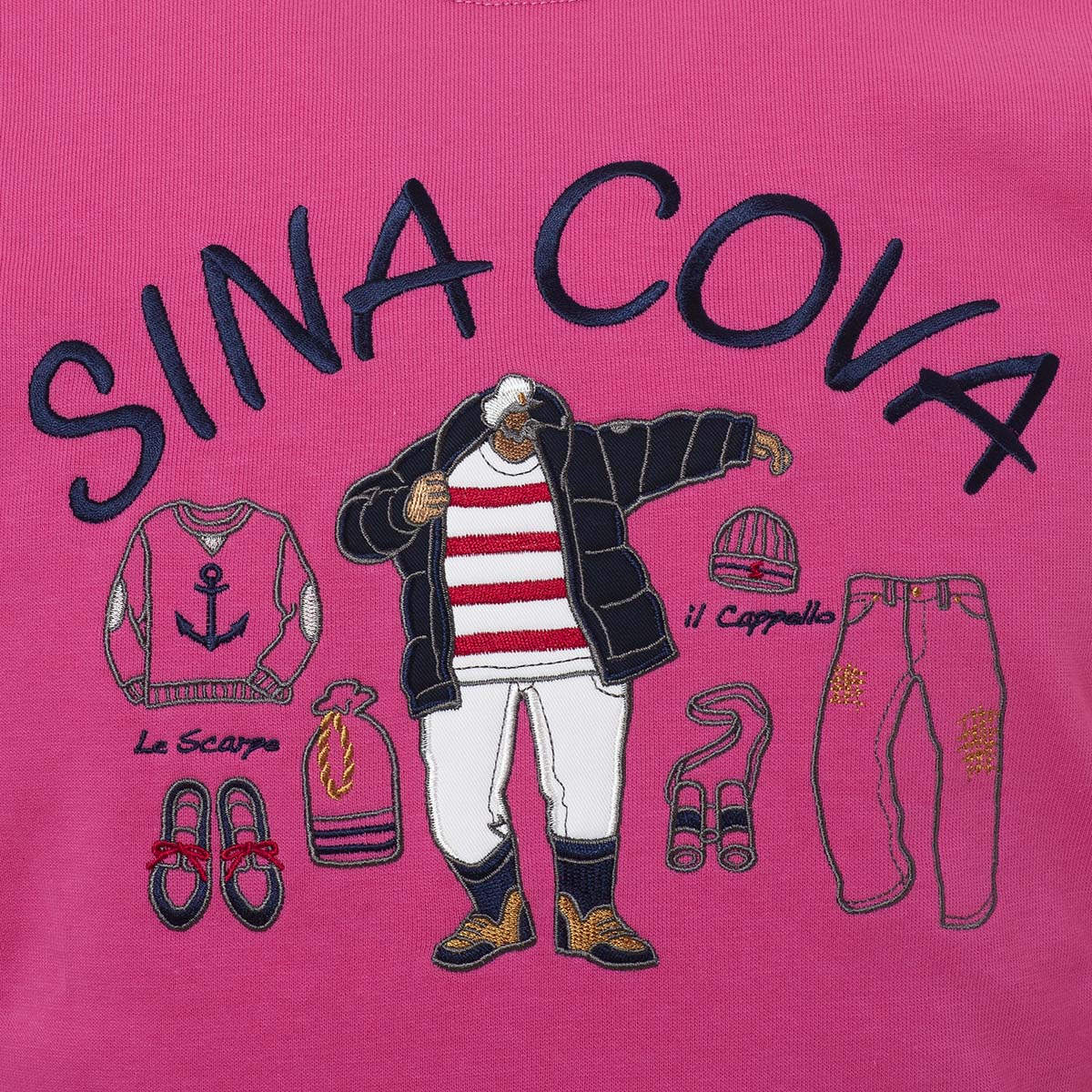 【公式】シナコバ(SINA COVA)クルーネックトレーナー 21220040