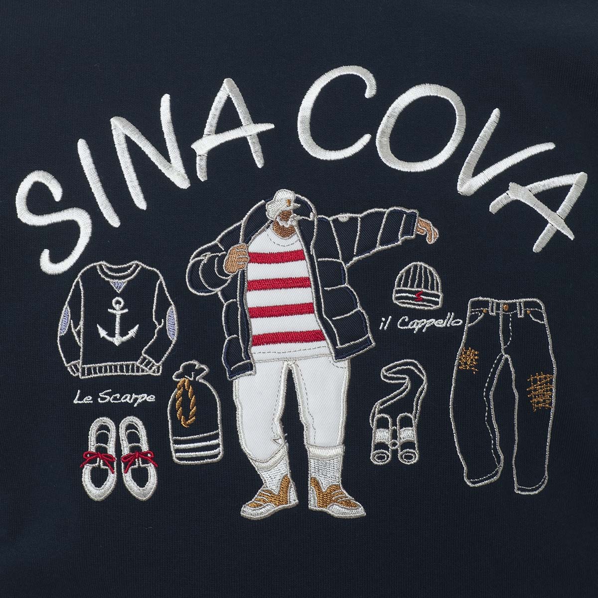 【公式】シナコバ(SINA COVA)クルーネックトレーナー 21220040