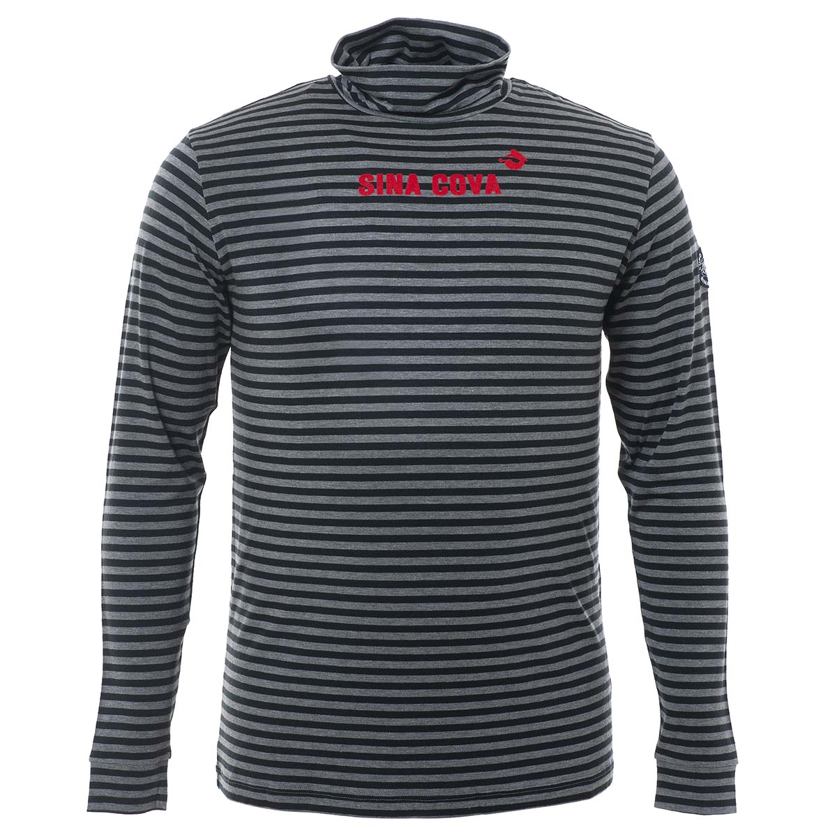 Long -sleeved off - turtle T -shirt 21250010