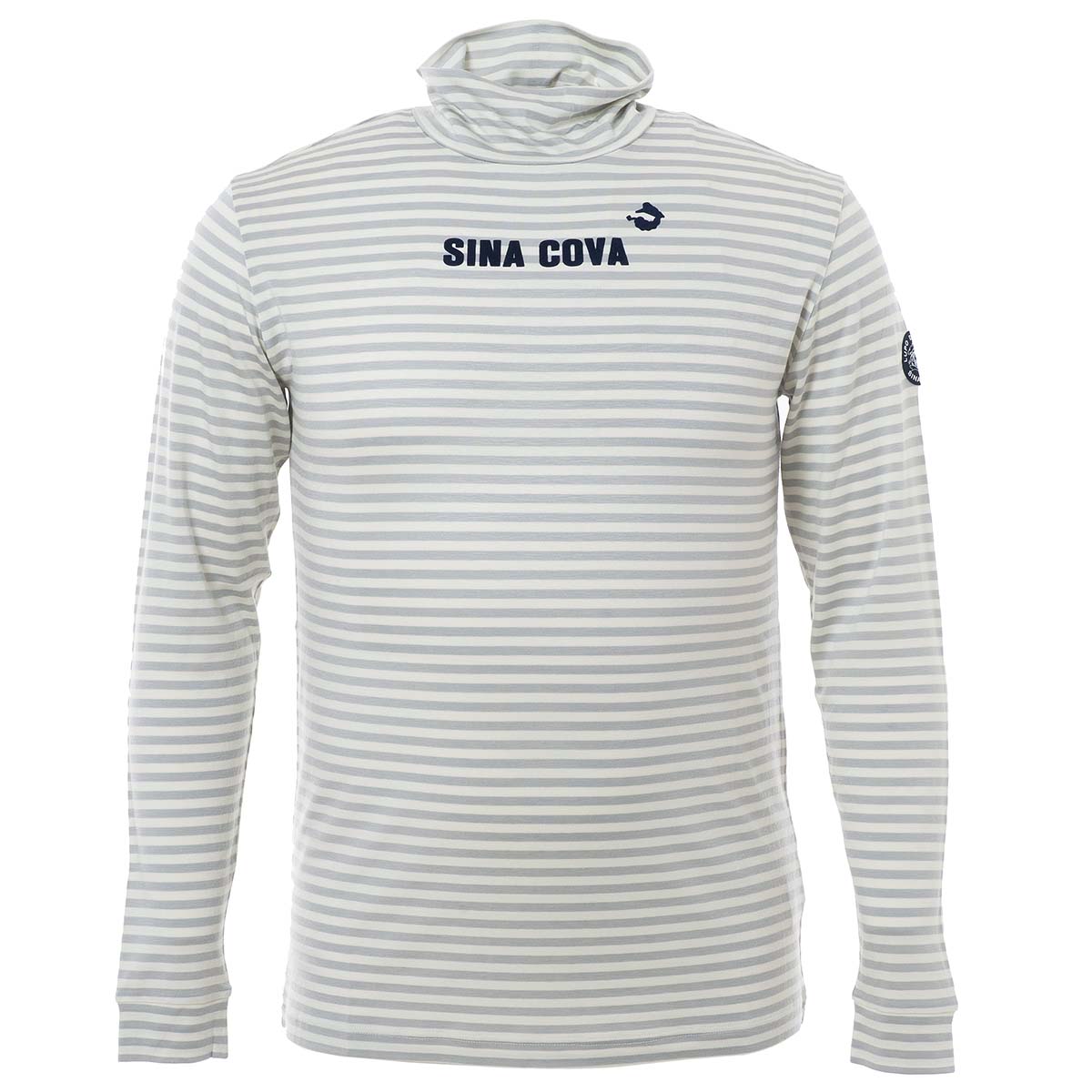 Long -sleeved off - turtle T -shirt 21250010
