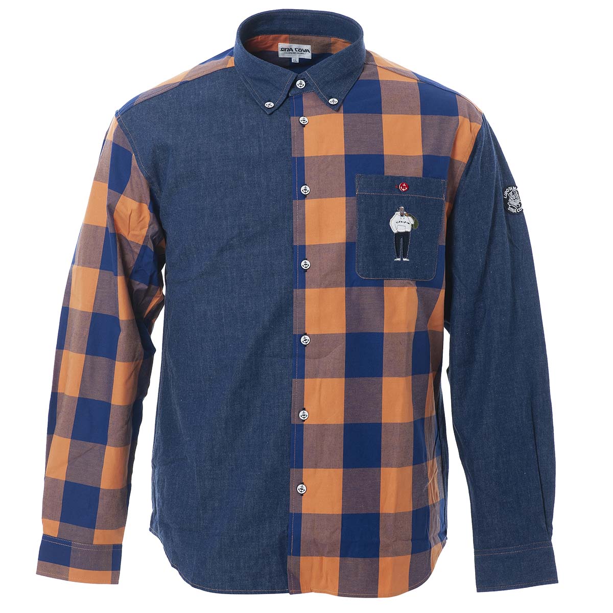 【アウトレット】長袖ボタンダウンシャツ 21224040