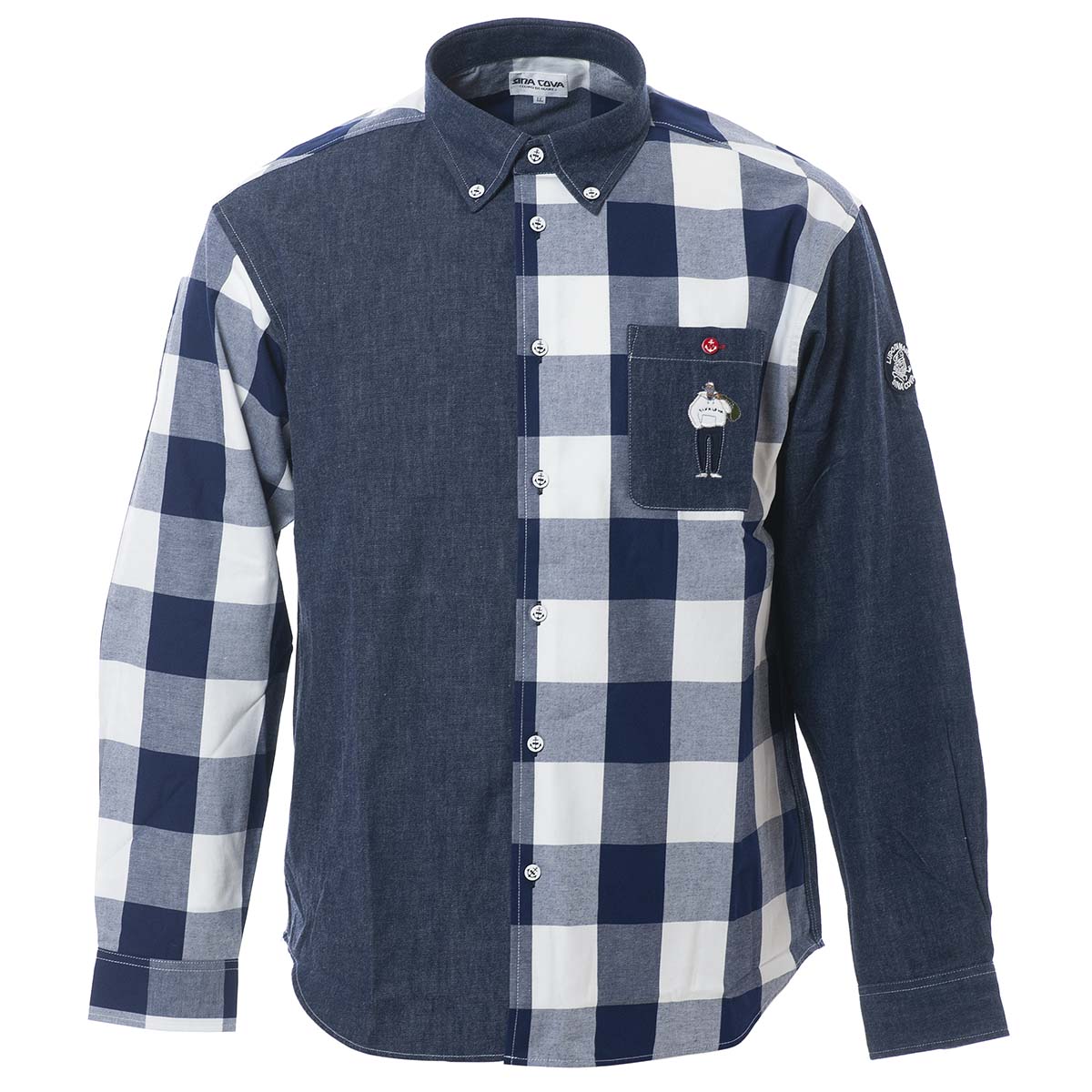 【アウトレット】長袖ボタンダウンシャツ 21224040