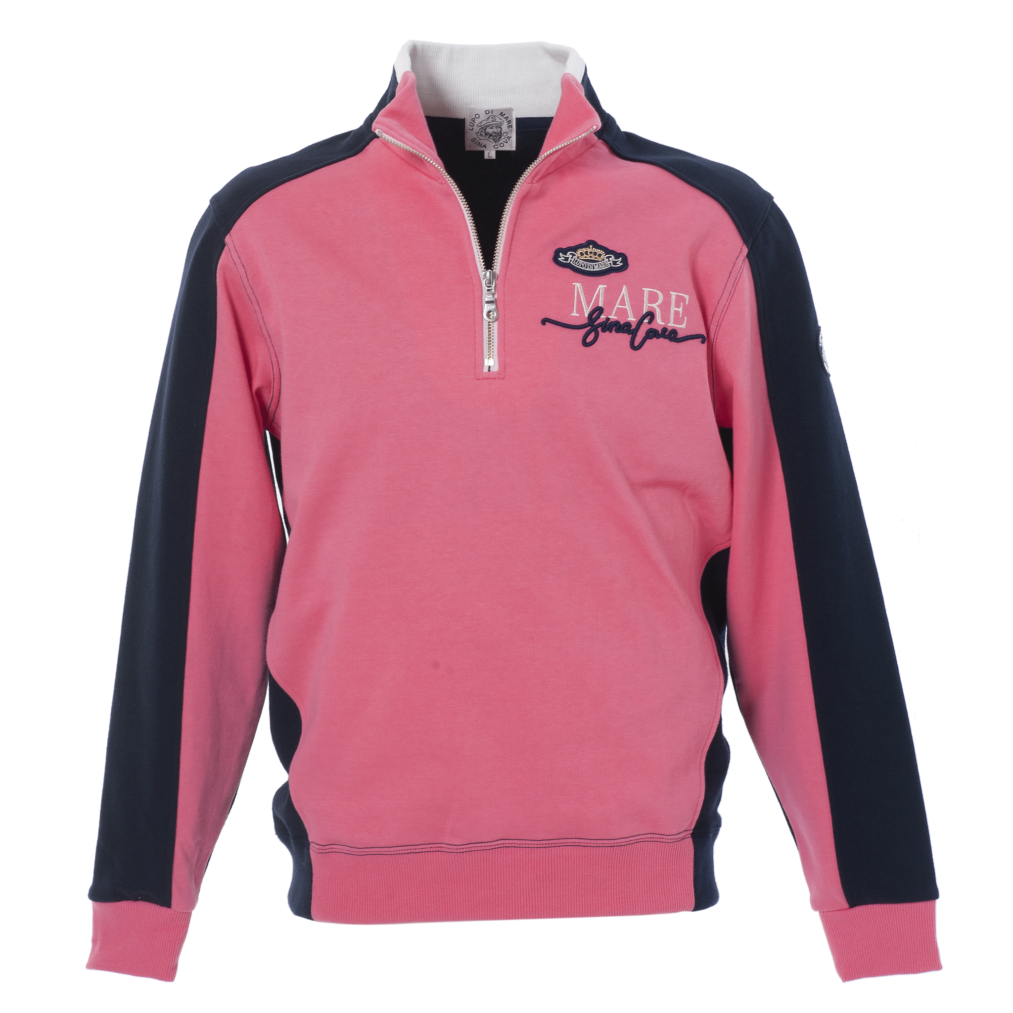 【公式】シナコバ (SINA COVA) ZIPUPプルオーバー 22210030 ピンクの正面