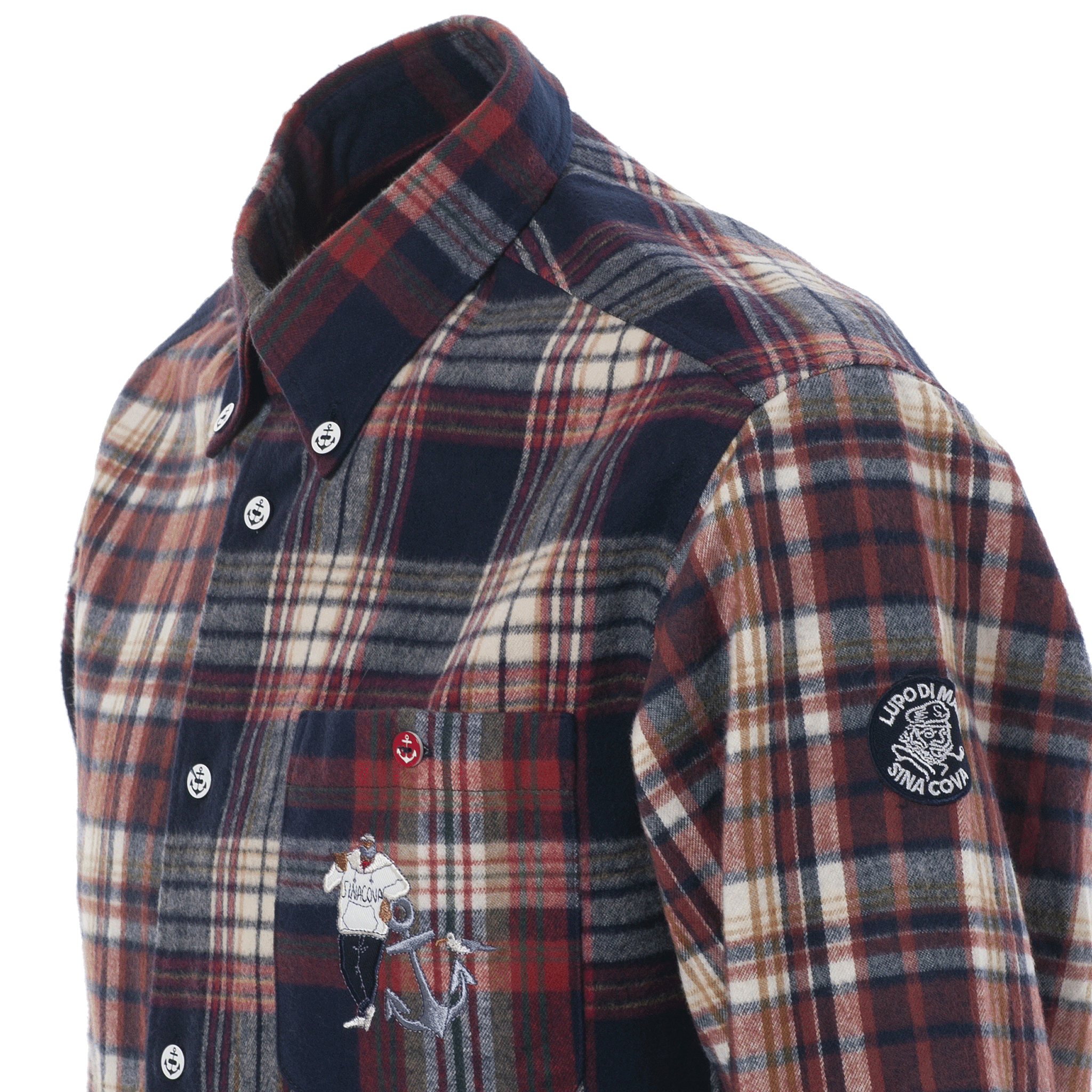 【アウトレット】シナコバ (SINA COVA) 長袖 ボタンダウンシャツ 22224050