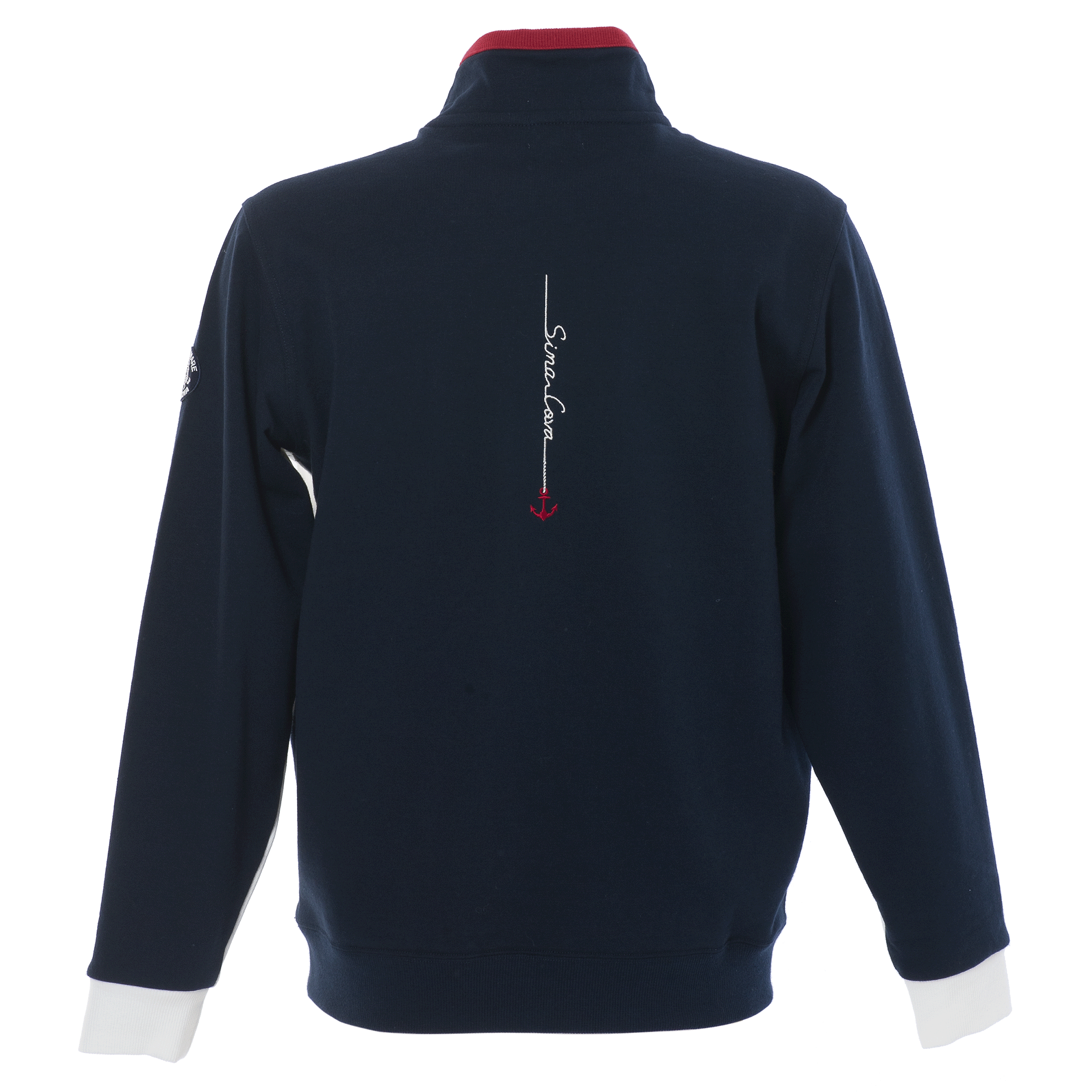 【公式】シナコバ (SINA COVA) ZIPUPプルオーバー 22210030 オフホワイトの背面