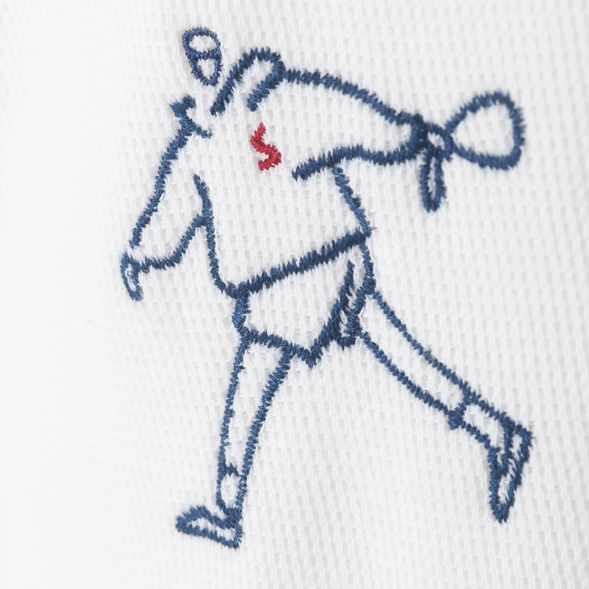 【公式】シナコバ (SINA COVA) クルーネックトレーナー スウェット リメイクモチーフ刺繍 23120020 オフホワイトのモチーフ3