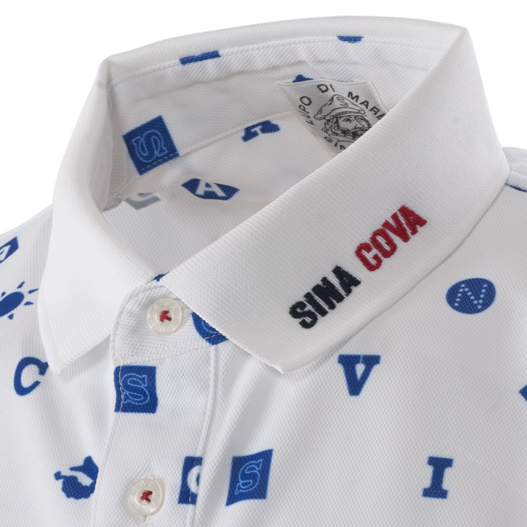 官方 SINA COVA 特大號短袖印花 Polo 衫,功能性材質,運動風,加大碼,23150536