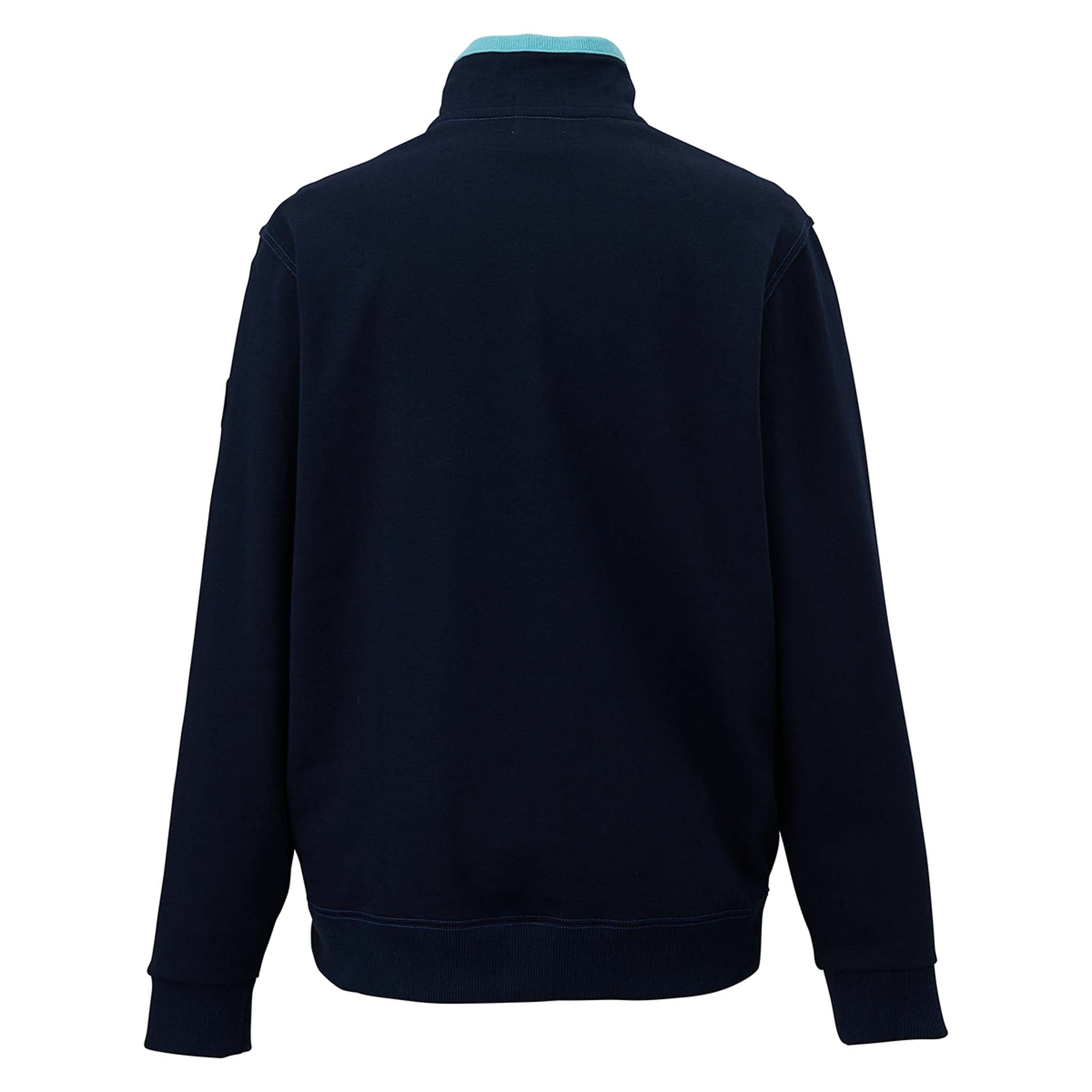 【公式】シナコバ (SINA COVA) ハーフジップトレーナー 22110010 ネイビーの背面