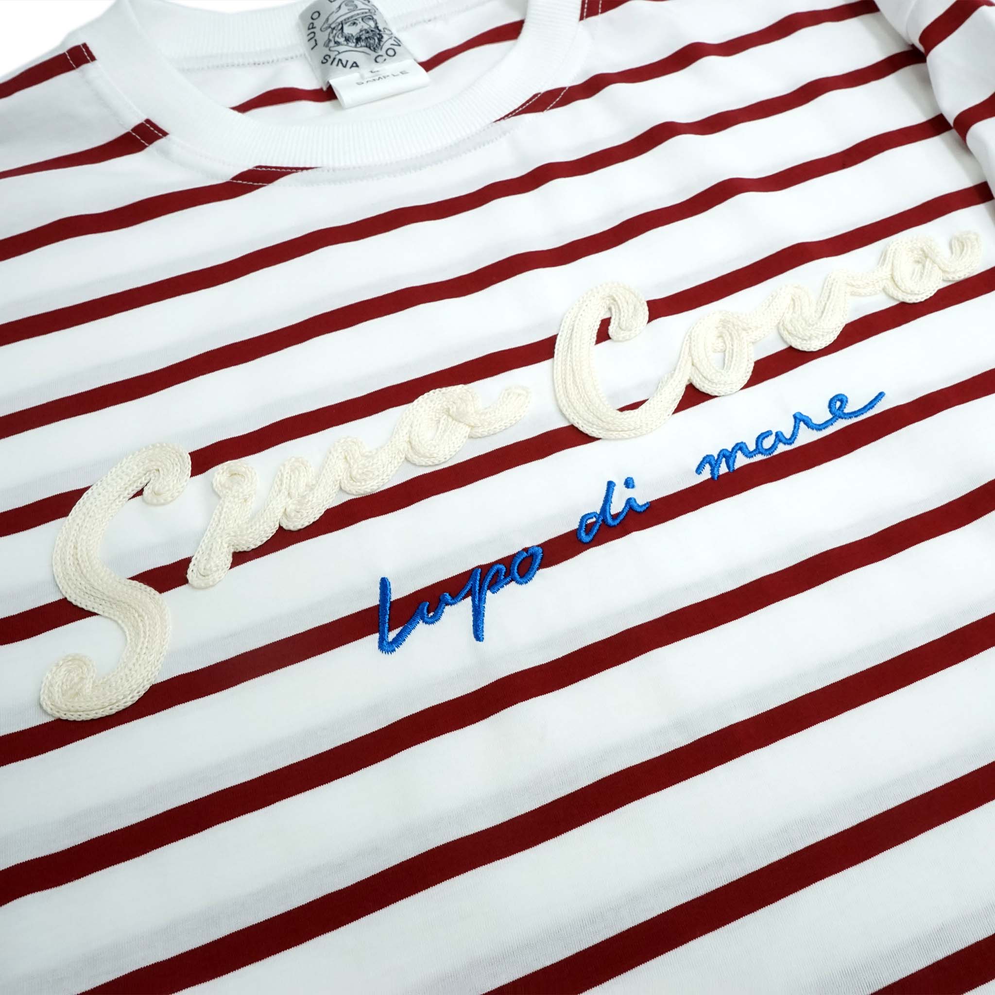 【アウトレット】シナコバ (SINA COVA)ドロップショルダーボーダー半袖Tシャツ 22110560