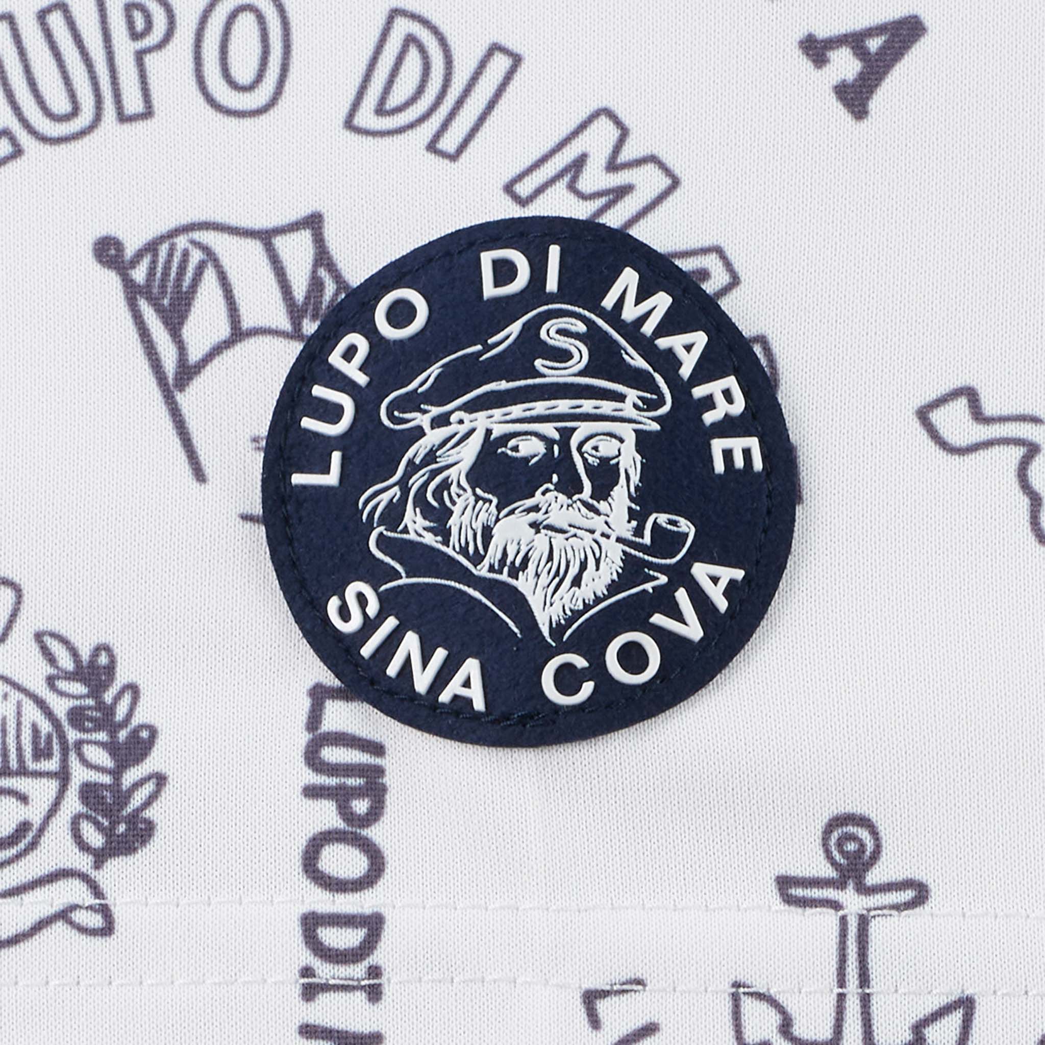 【アウトレット】シナコバ (SINA COVA)総柄半袖ポロシャツ 22150510