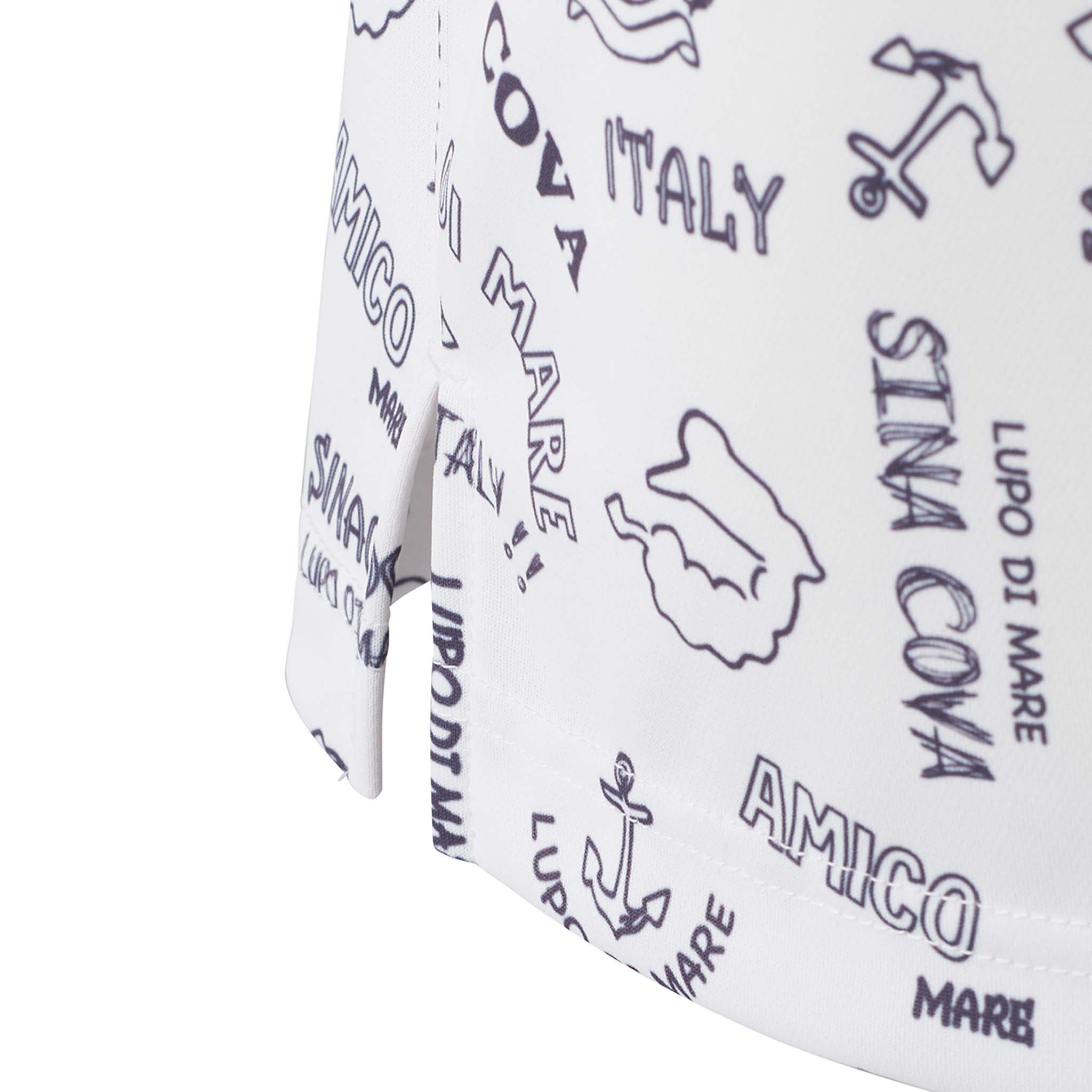 【アウトレット】シナコバ (SINA COVA)総柄半袖ポロシャツ 22150510