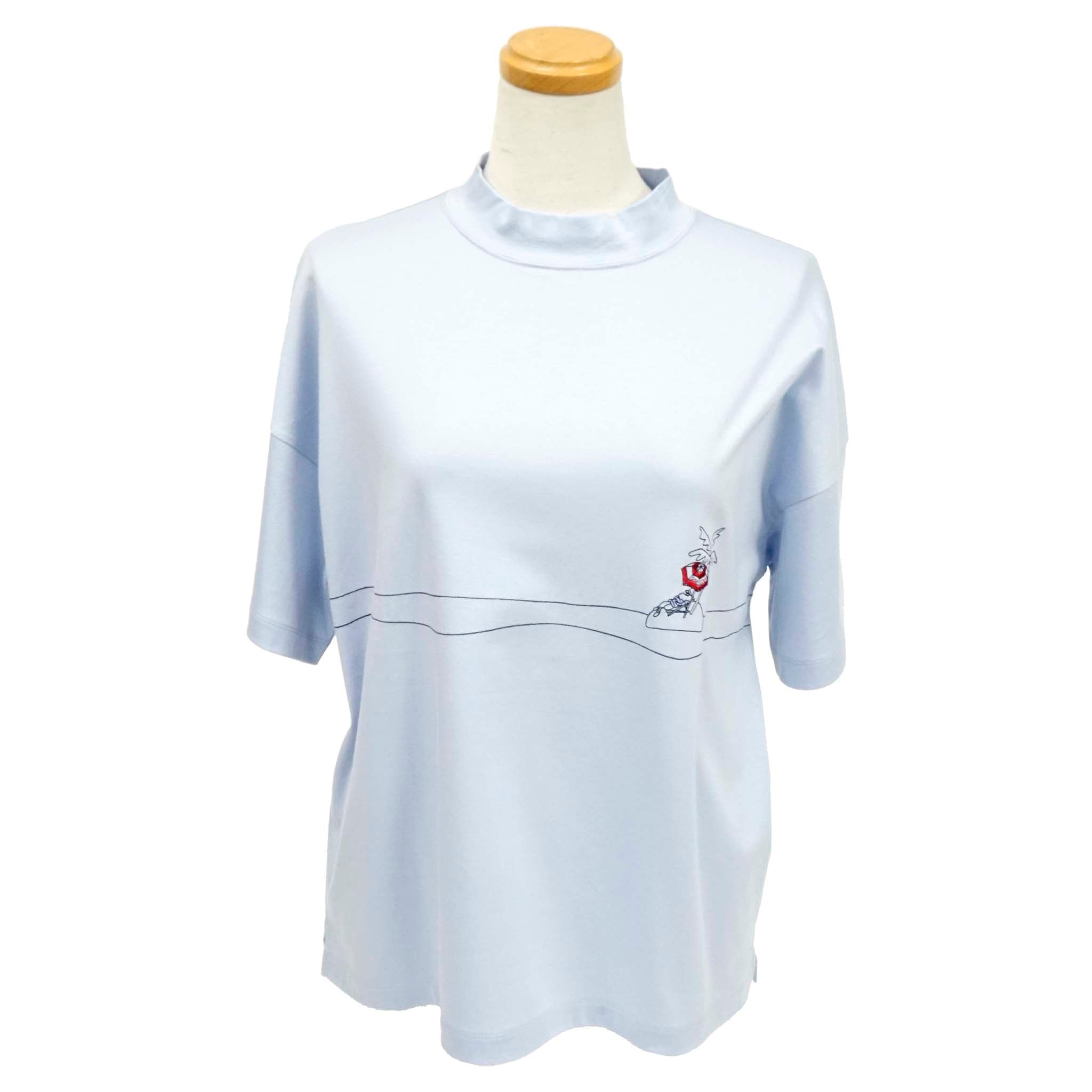 【アウトレット】シナコバ (SINA COVA)レディース ハイネックワイド半袖Tシャツ 22180510