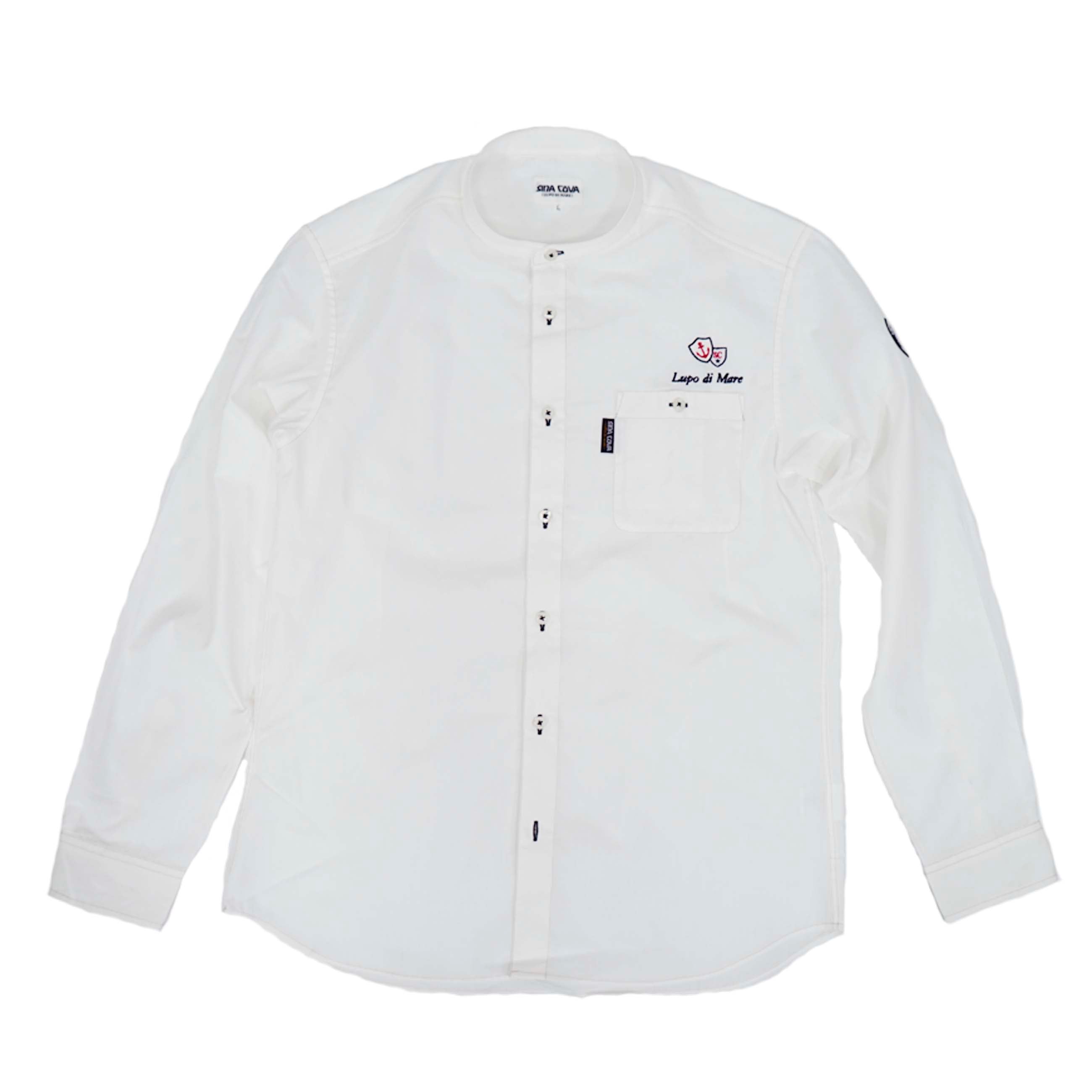 【アウトレット】シナコバ (SINA COVA) バンドカラーシャツ 22124030