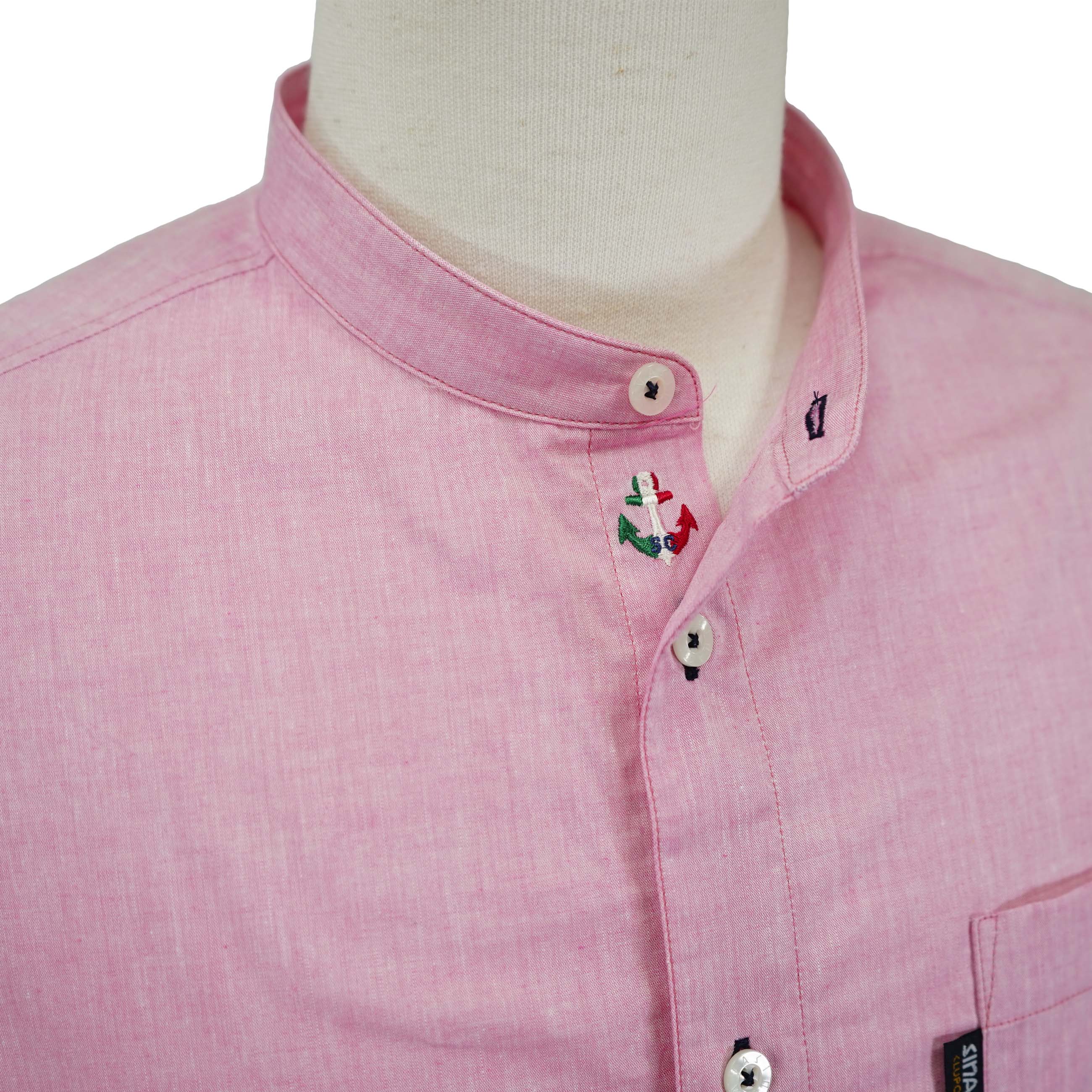 【アウトレット】シナコバ (SINA COVA) バンドカラーシャツ 22124030