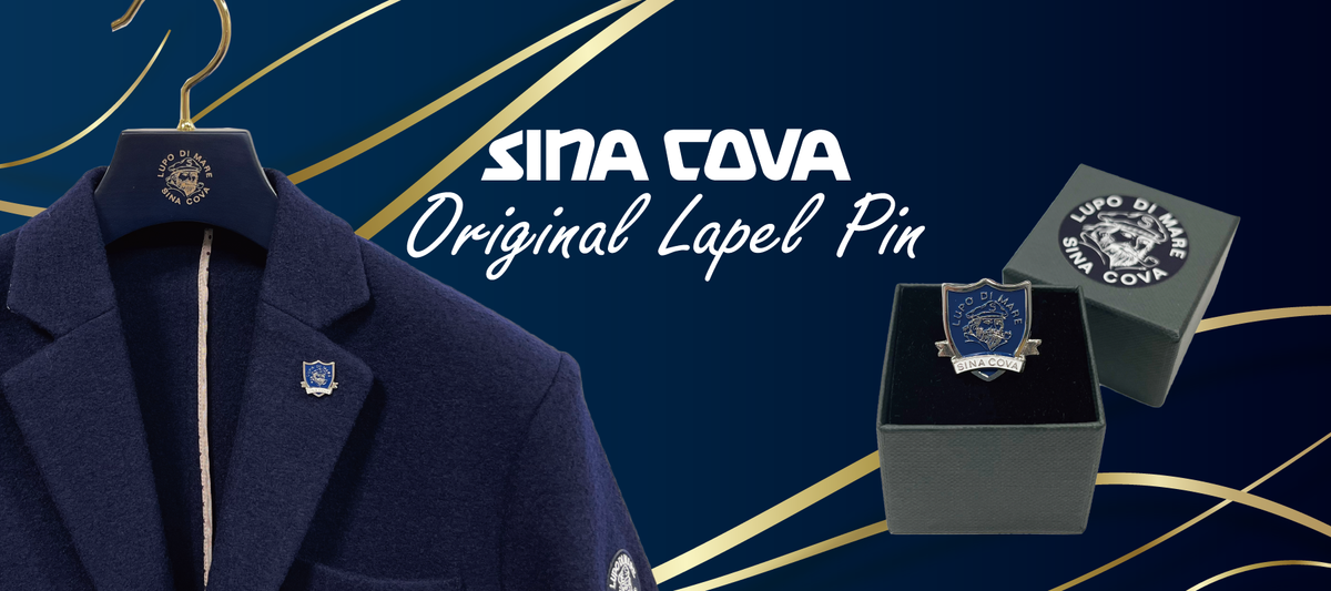 新品値札付き！シナゴバ SINA COVA ネイビー キルティングベスト L 新商品入荷】シナコバオリジナルラペルピン登場！！【オンライン
