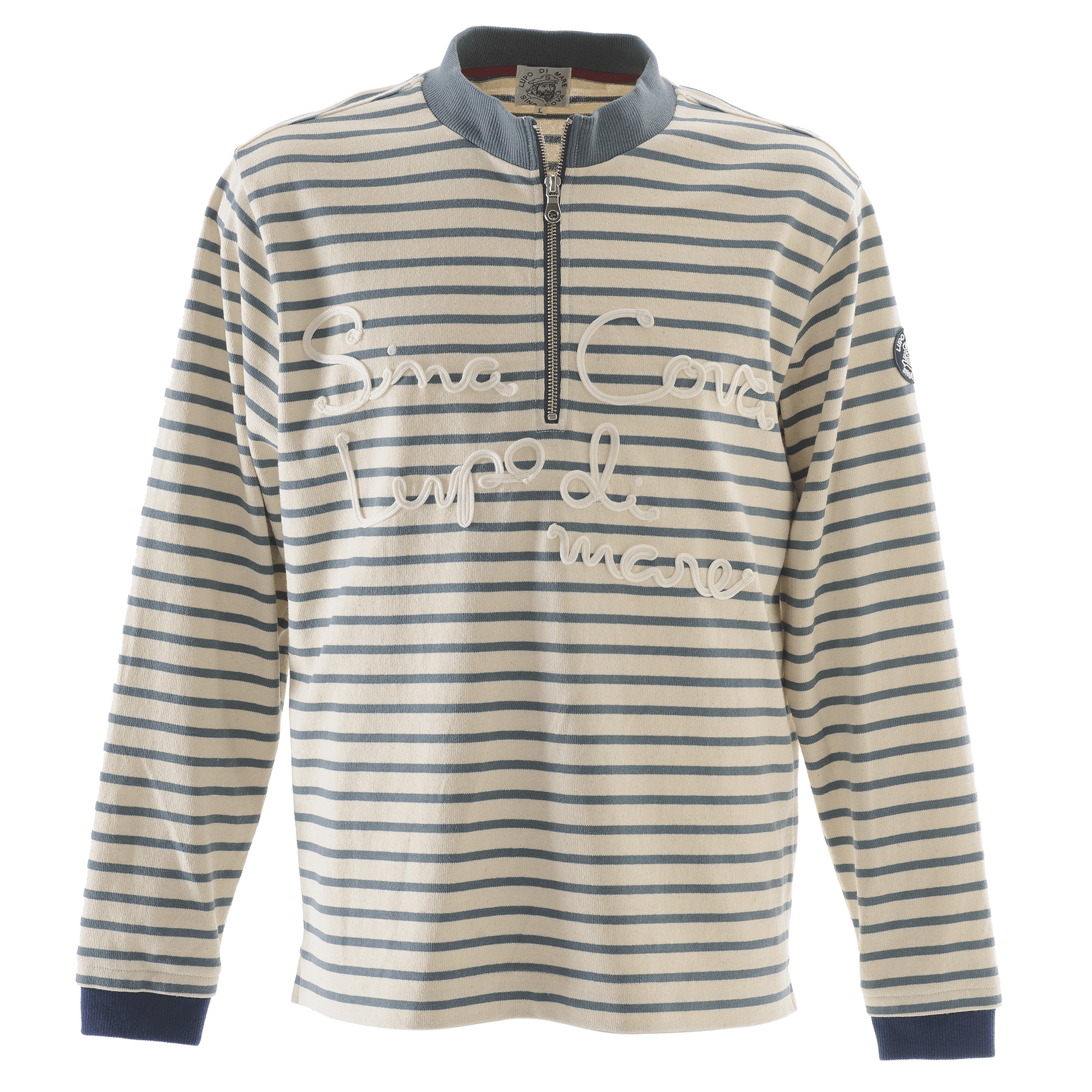 シナコバ★Lupo di Mare 日本製 ZIPUPプルオーバー 23210030