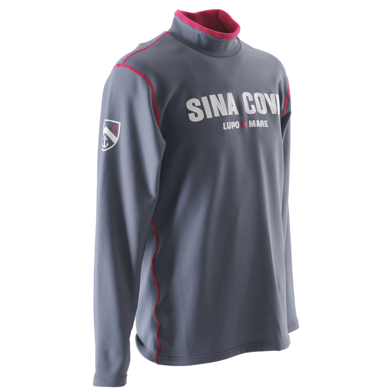 SINA COVA 長袖トレーナー 赤とグレー SINA COVA 長袖トレーナー 赤とグレー
