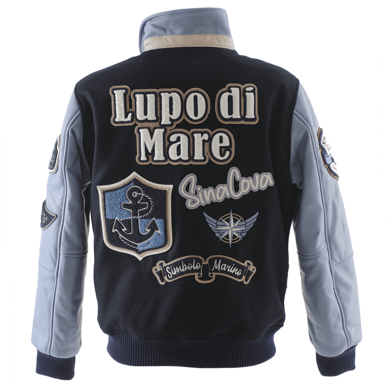 LUPO DI MARE SINA COVA 刺繍レザージャケットサンプル LUPO DI MARE SINA COVA 刺繍レザージャケットサンプル