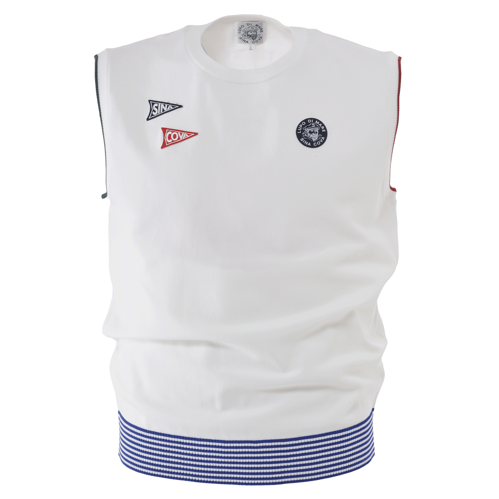 シナコバ　定番ホワイト　ジップベストＬ シナコバ 定番ホワイト ジップベストL - メルカリ