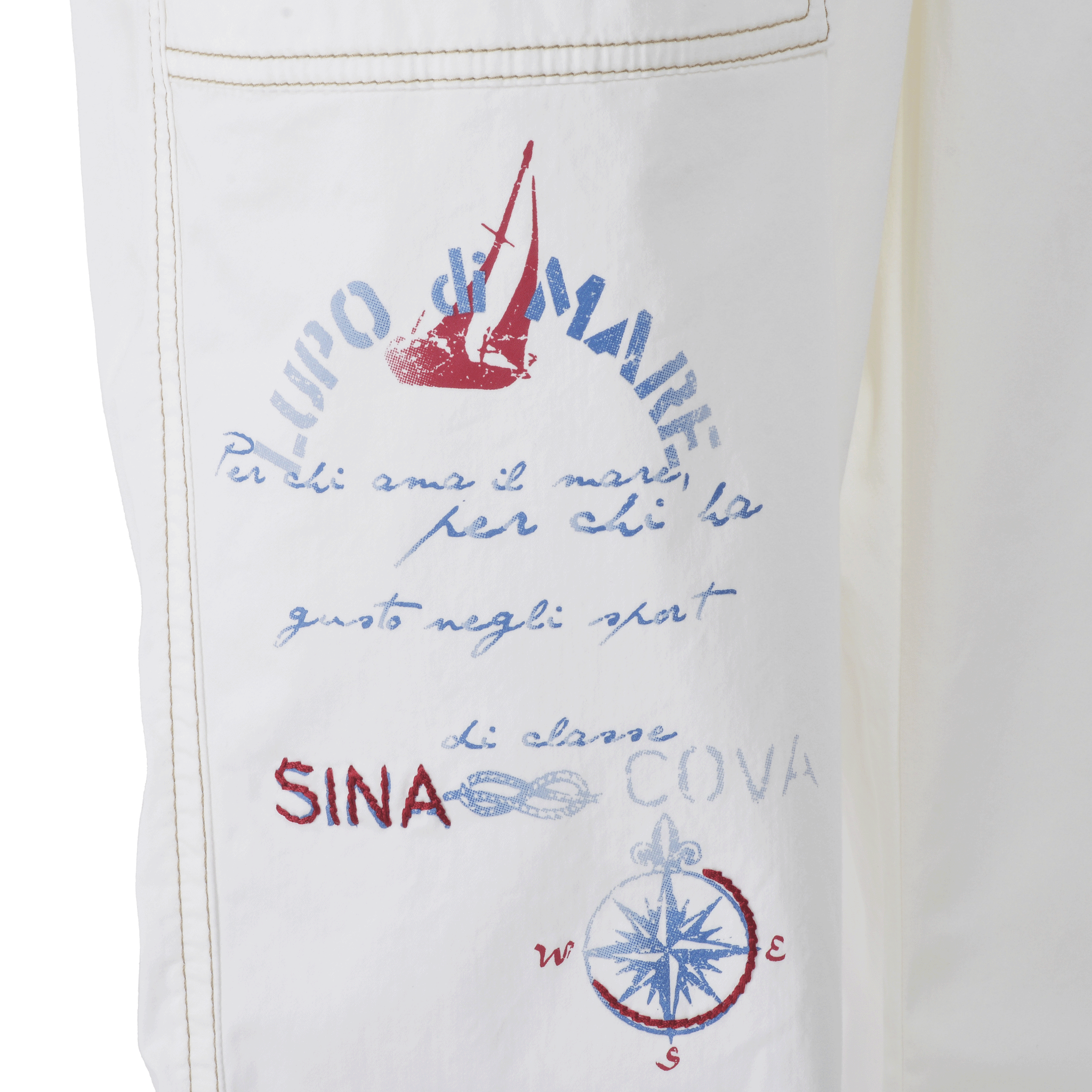 SINA COVA シナコバ　セーリングボート刺繍　パンツ 公式】シナコバ（SINA COVA）マリンパンツ 24115310