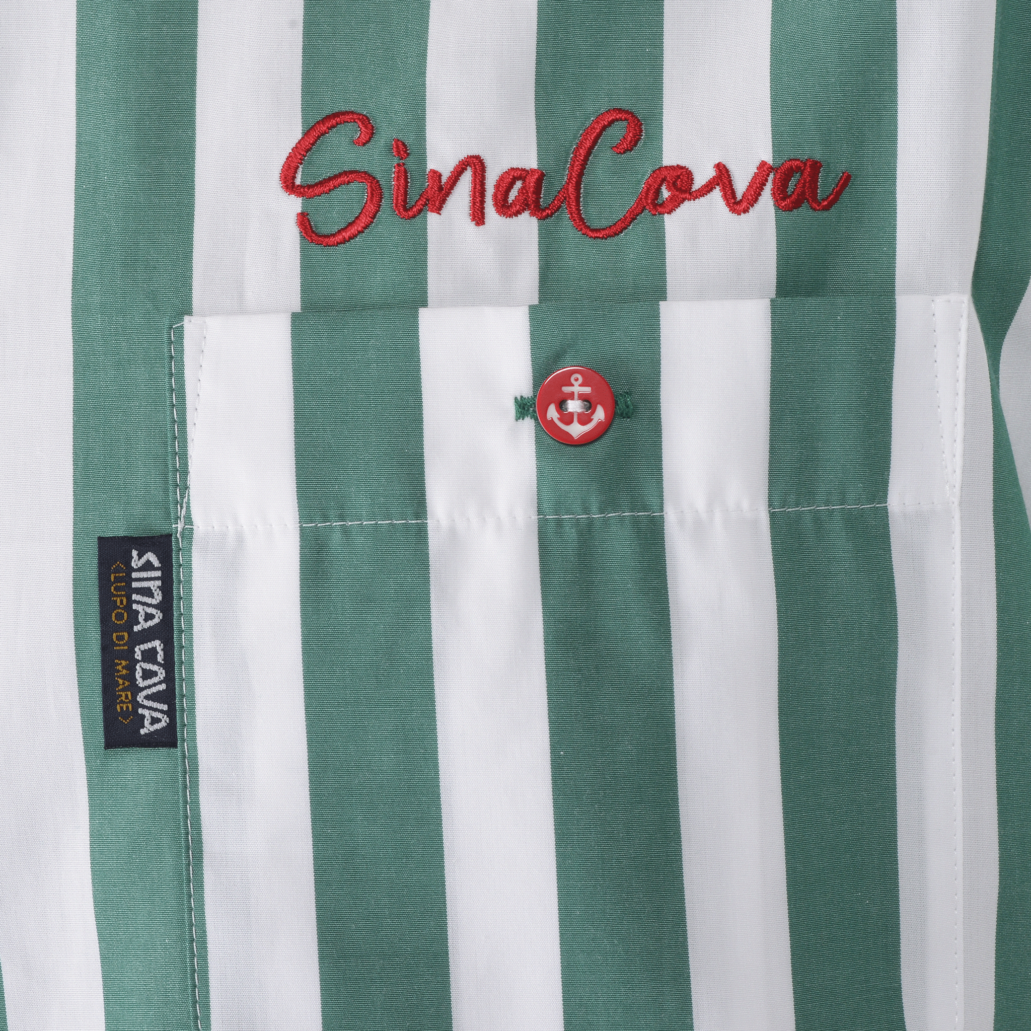 [Official] SINA COVA Long Sleeve Button Down Shirt Striped Pattern 24124020