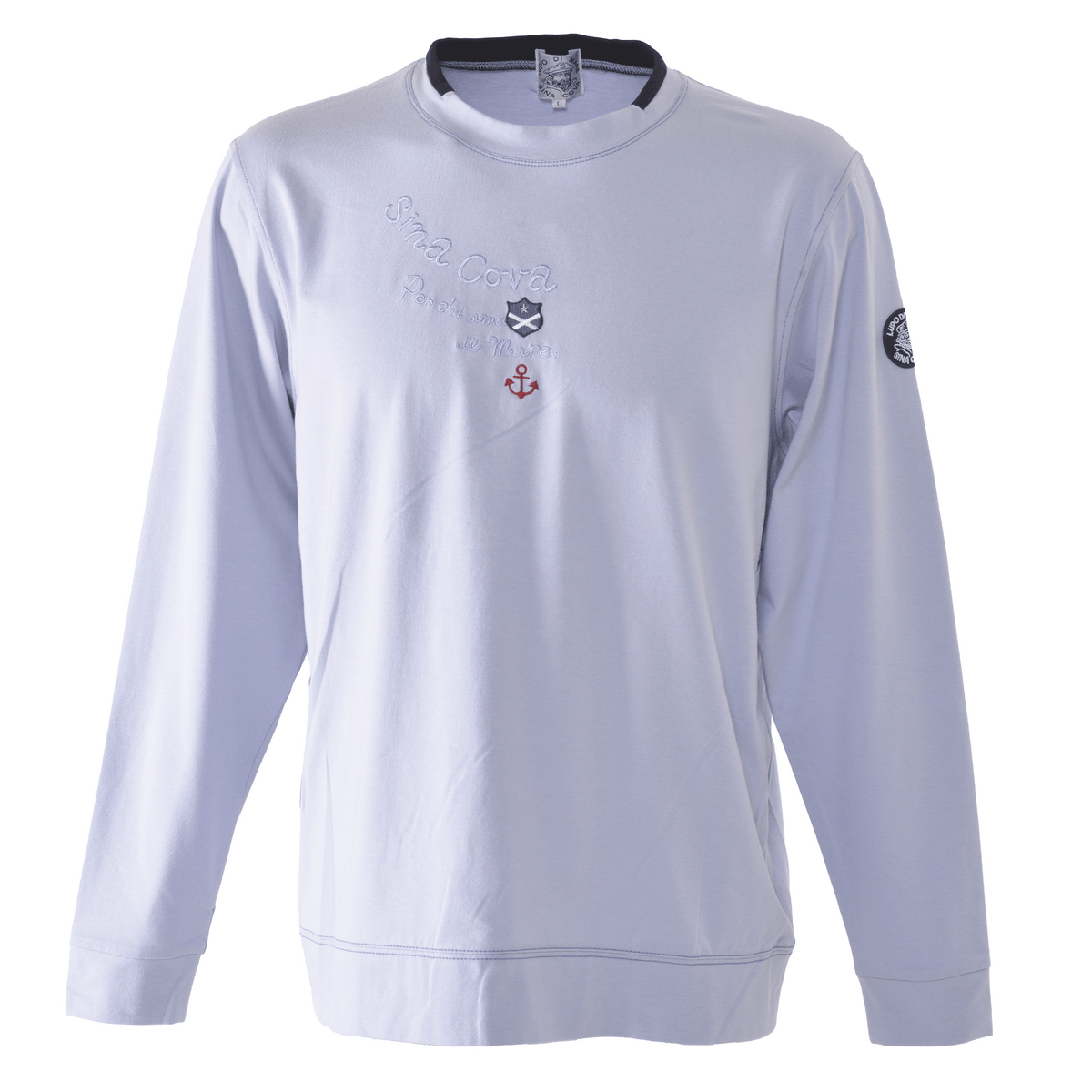 モックネック長袖Tシャツ ユニセックス(男女兼用) 24110010