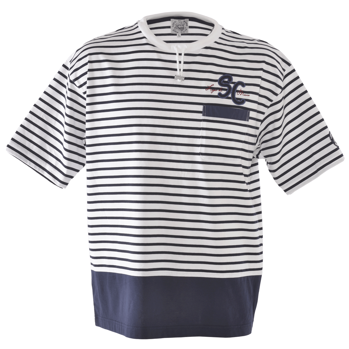 切替ボーダー半袖Tシャツ 24110540