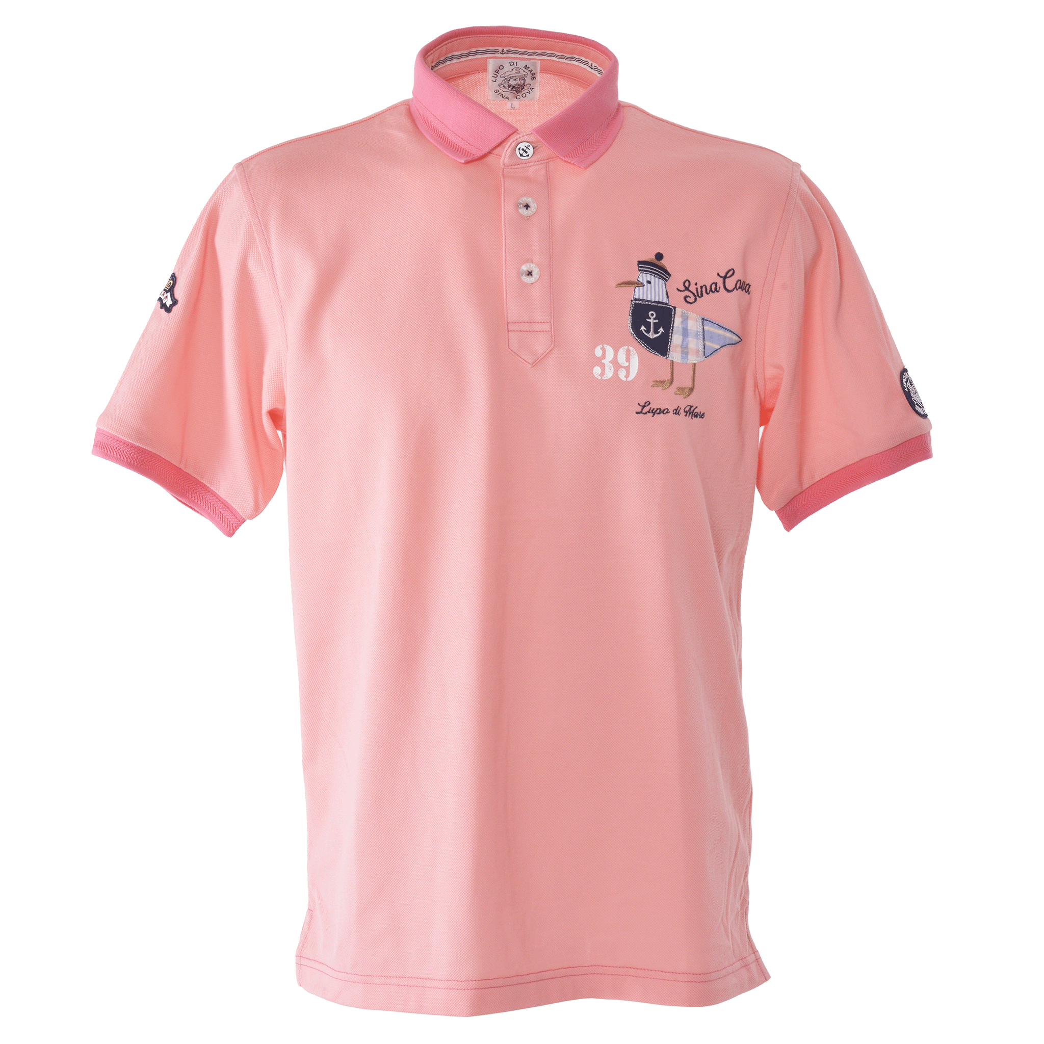 新品タグ付き SINA COVA LUPO DI MARE 半袖ポロシャツ　XL 公式】シナコバ （SINA COVA） 半袖ポロシャツ ユニセックス