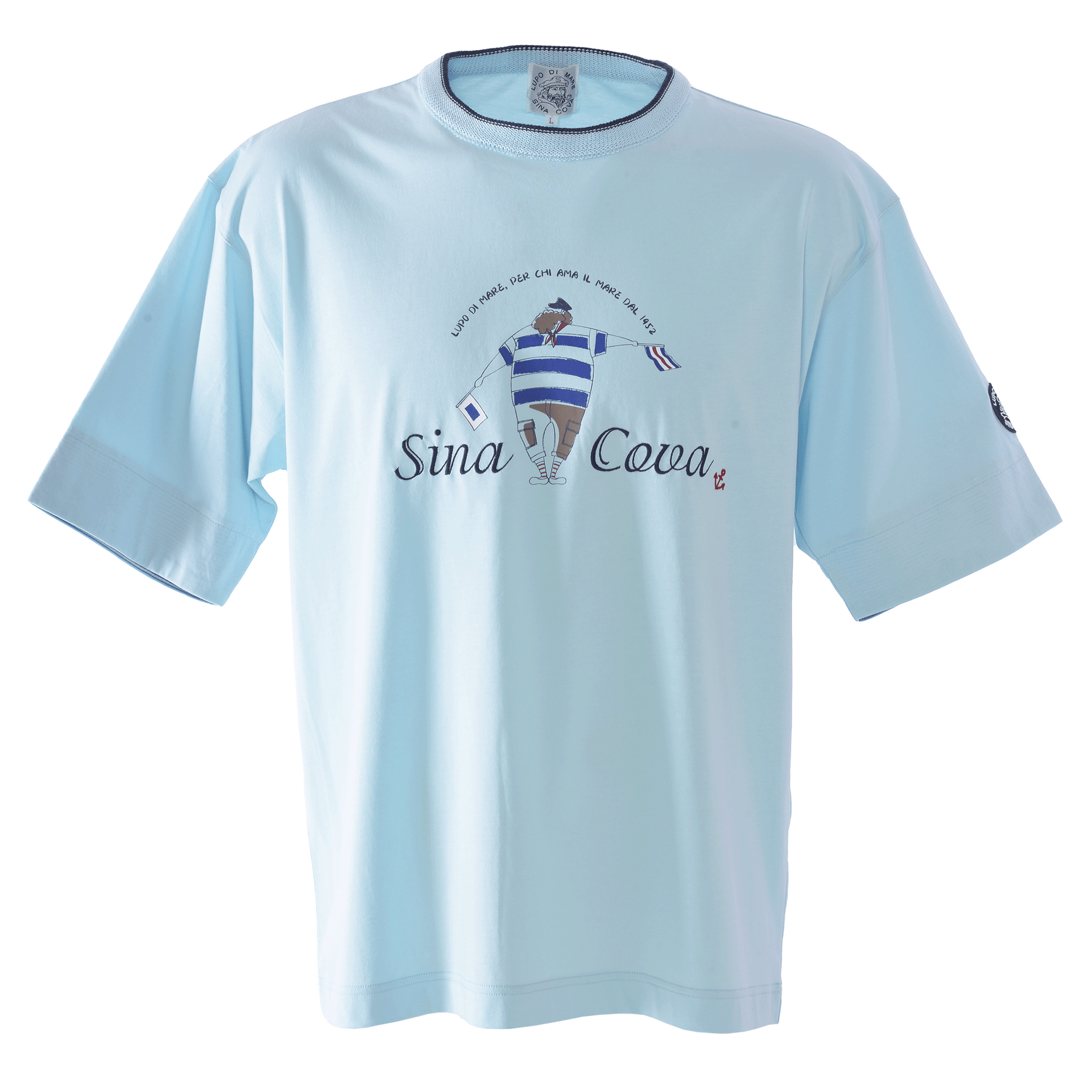 Sina Cova Lサイズ Tシャツ 新品タグ付 公式】シナコバ （SINA COVA）半袖Tシャツ ユニセックス（男女